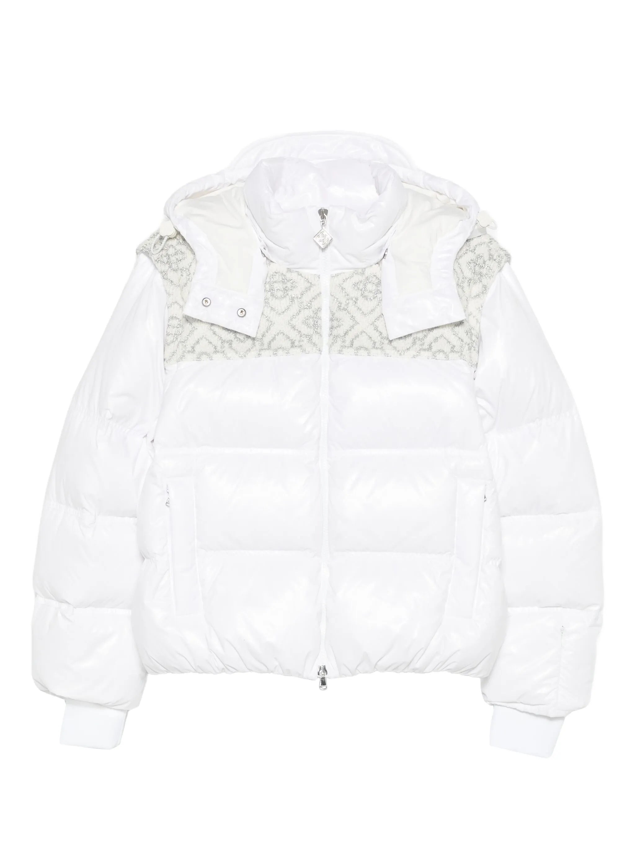zip-up puffer ski jacket