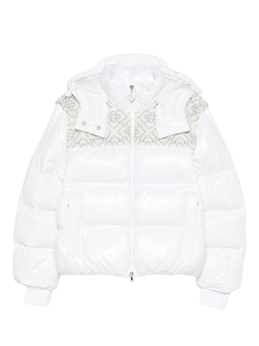 zip-up puffer ski jacket