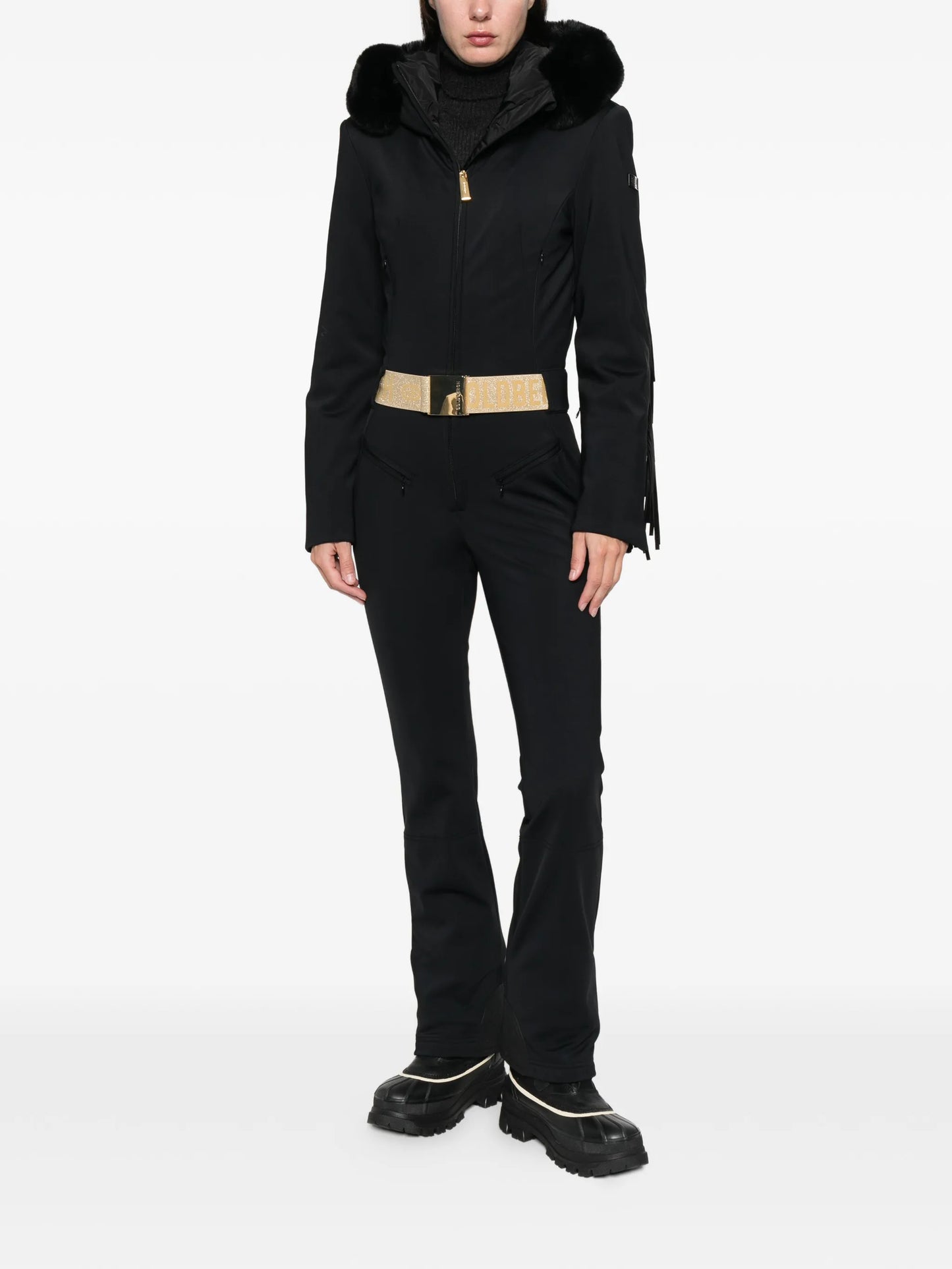 Fringe ski suit