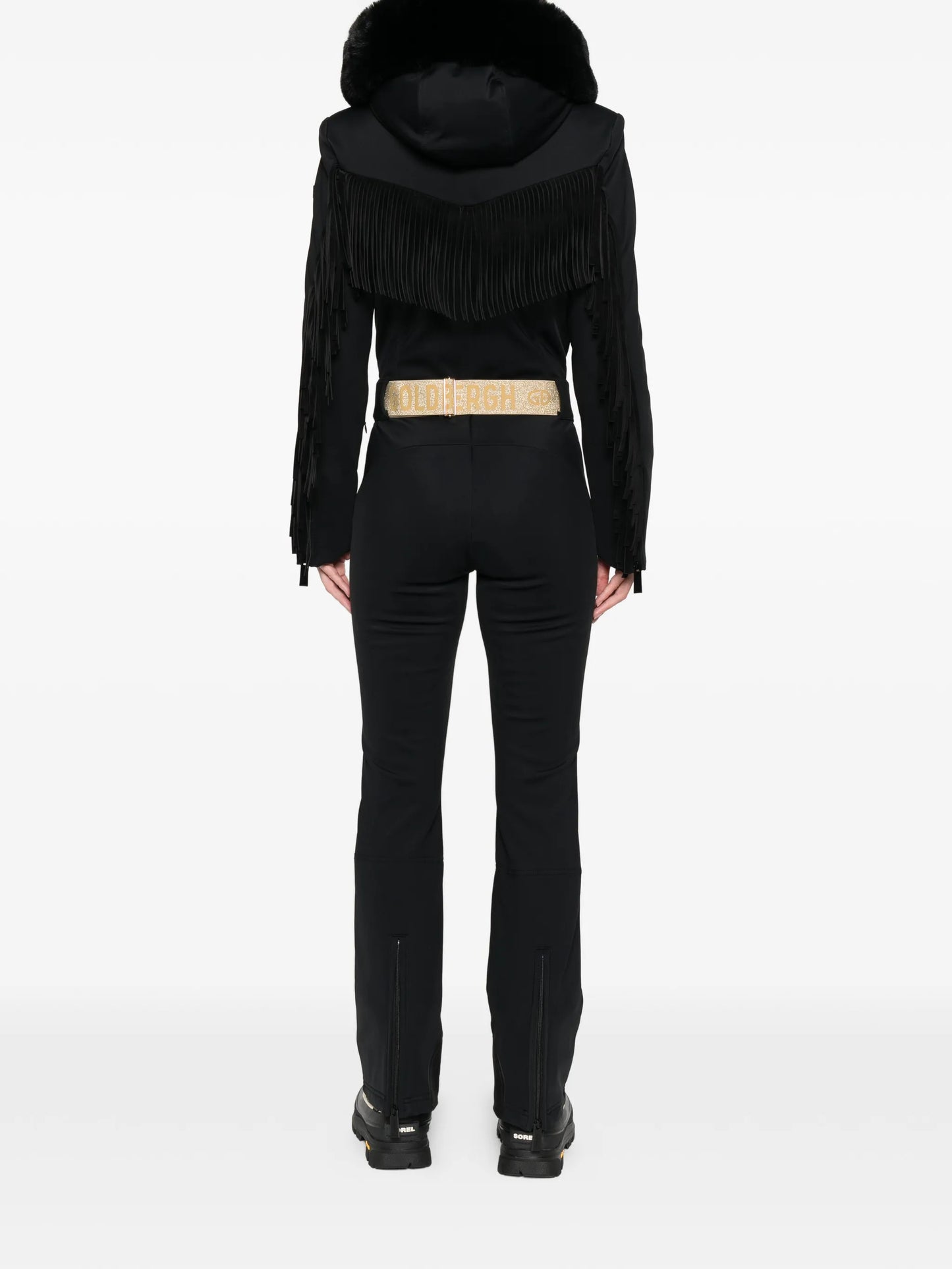 Fringe ski suit