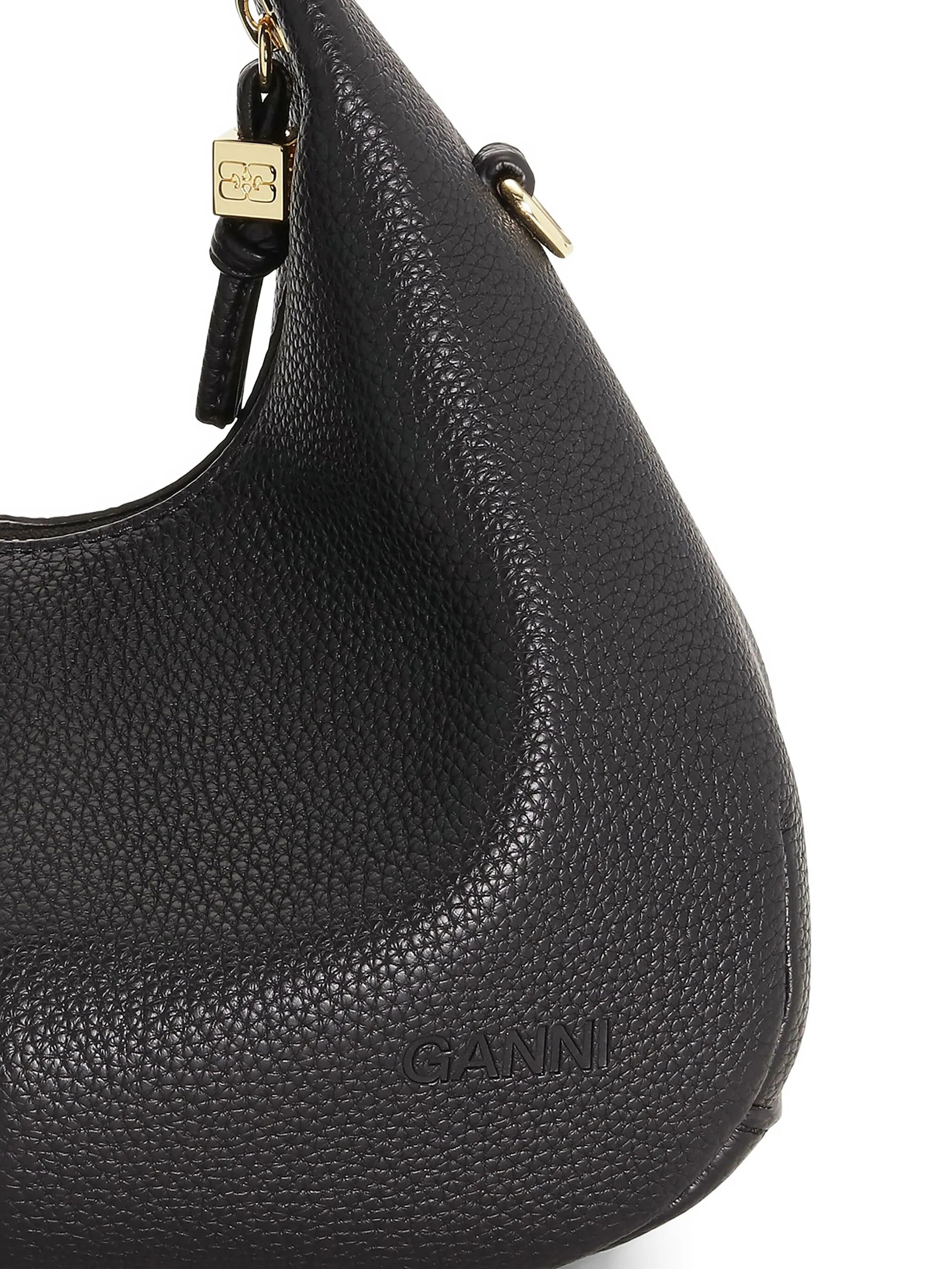 mini textured leather tote bag