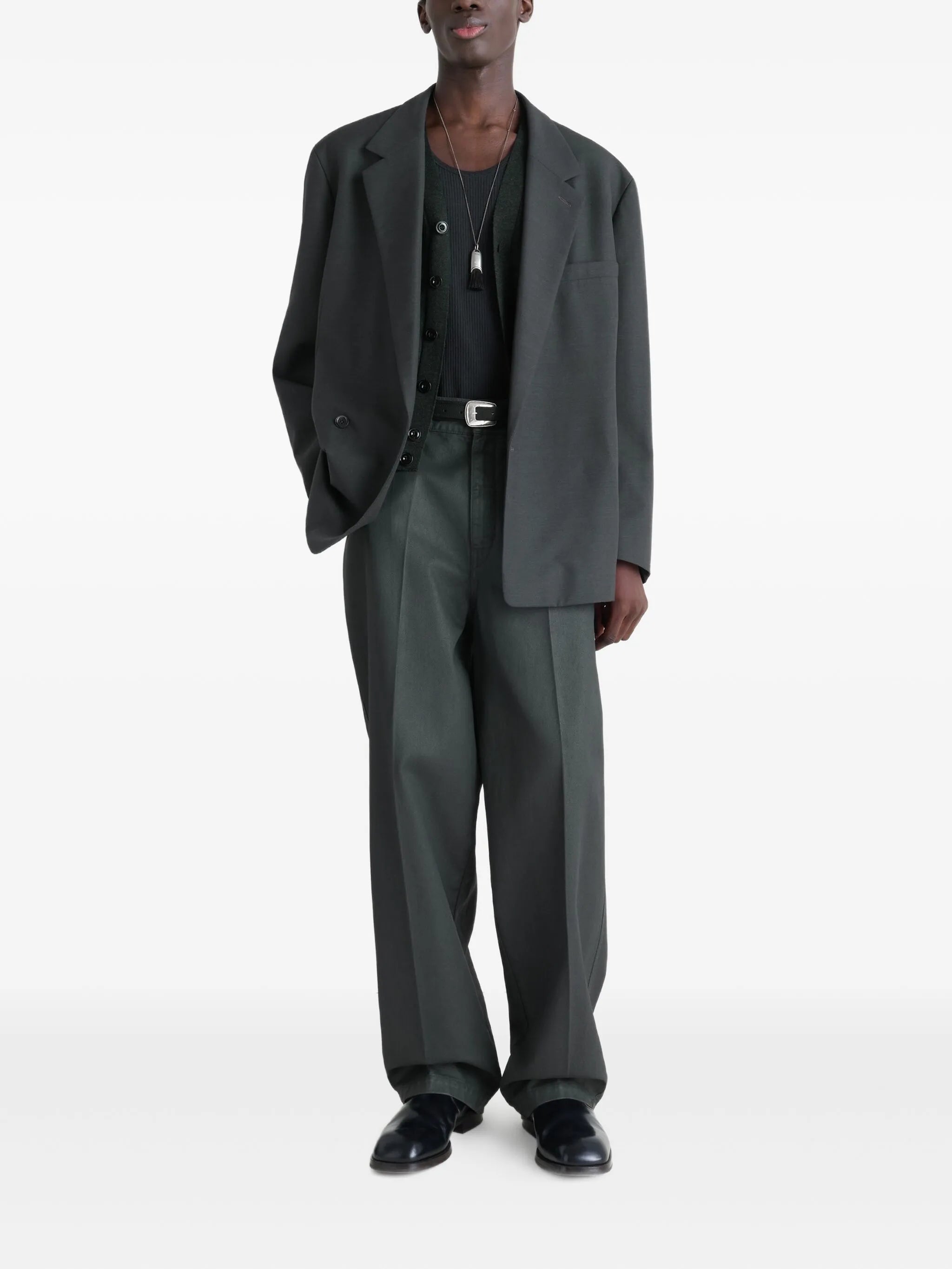 double-breasted blazer