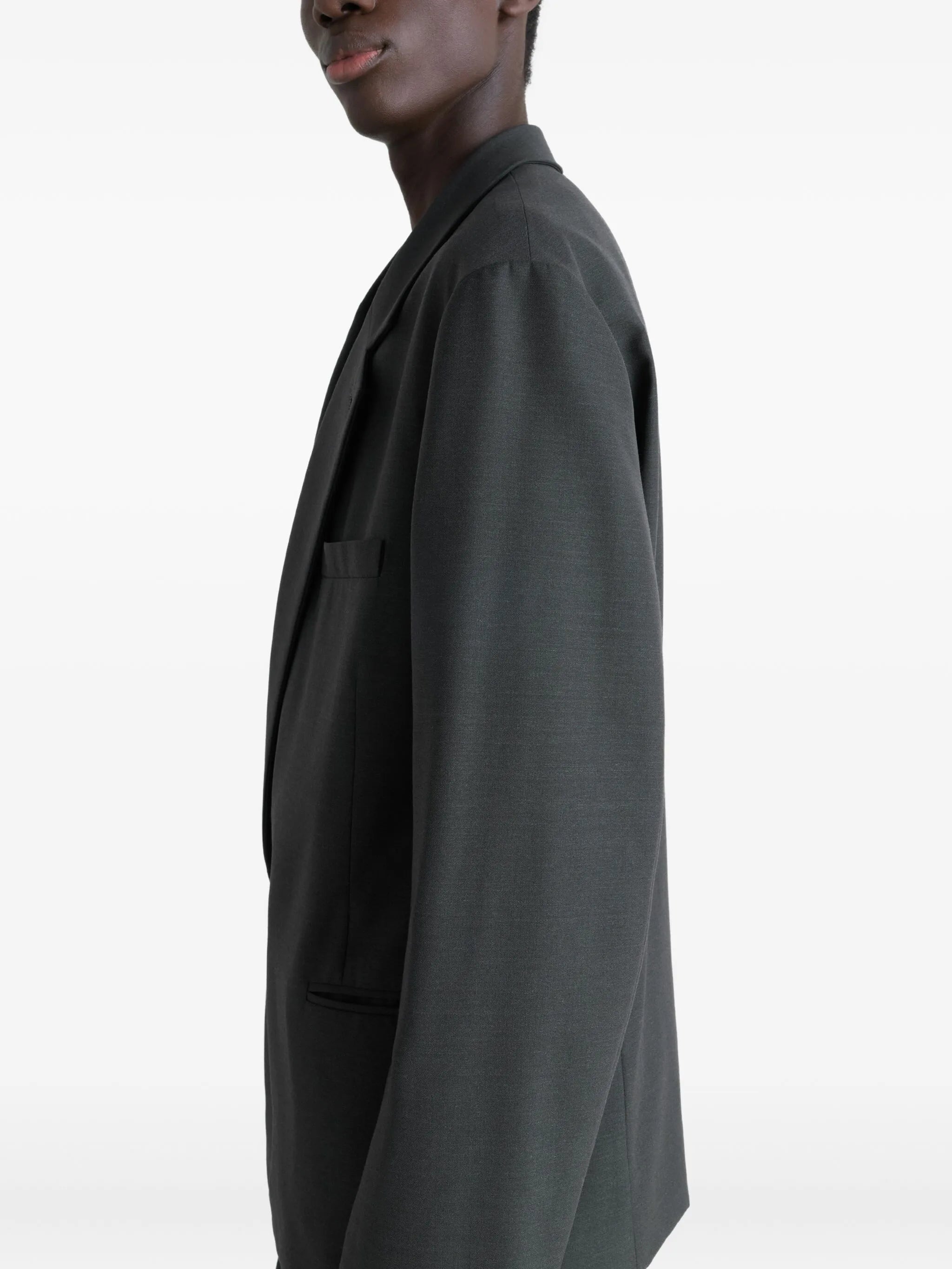 double-breasted blazer