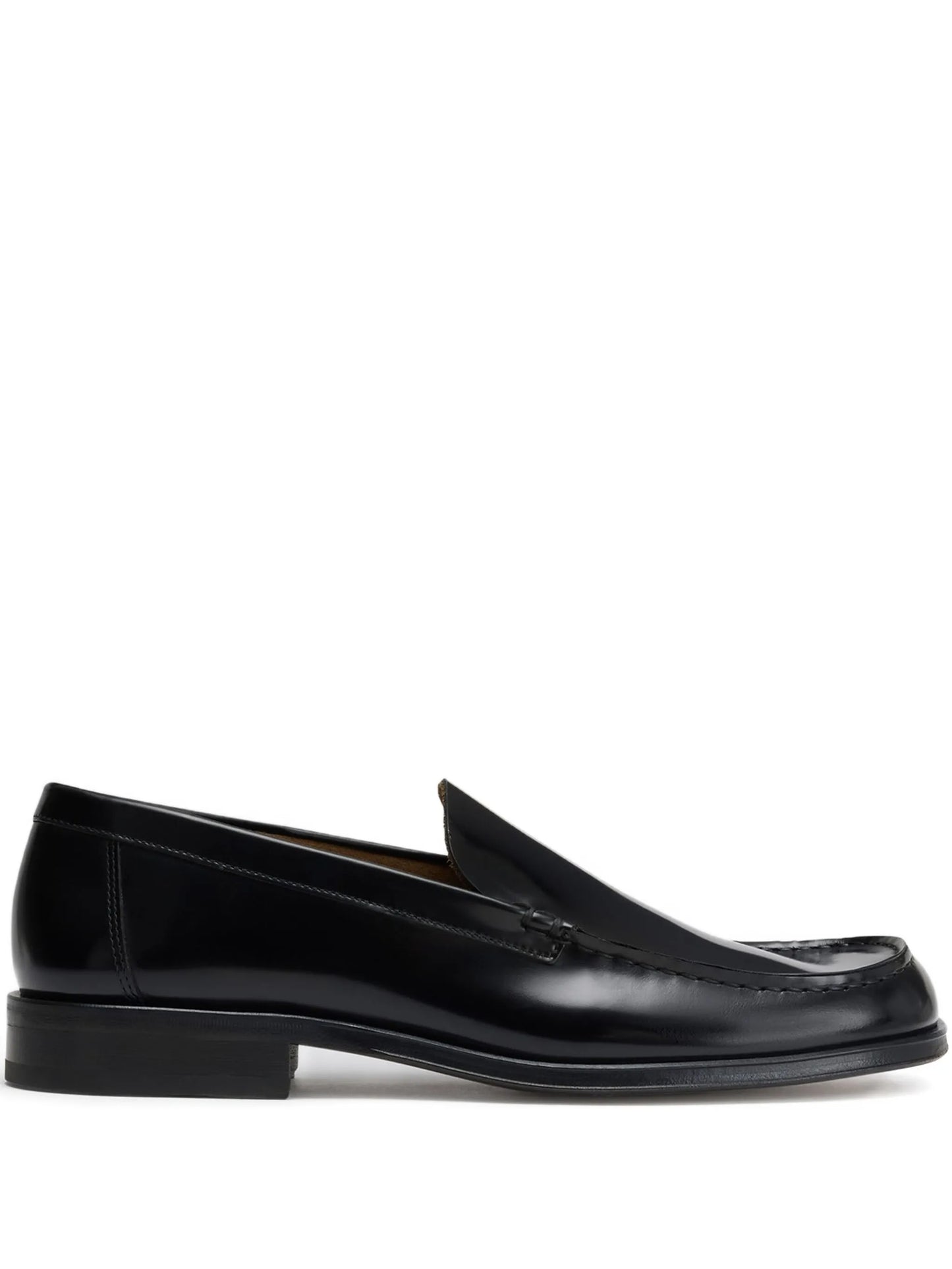 square-toe loafers