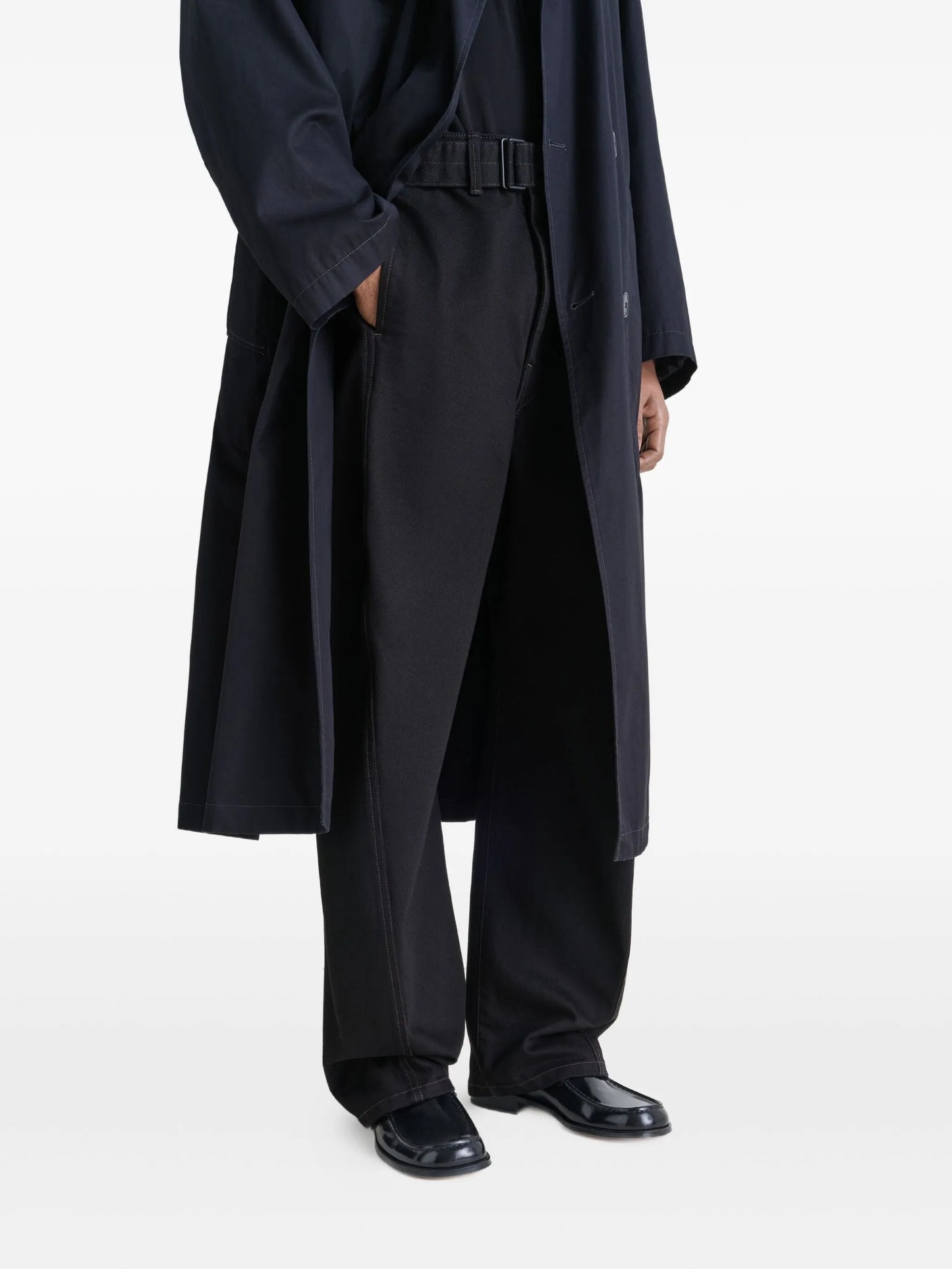 square-toe loafers