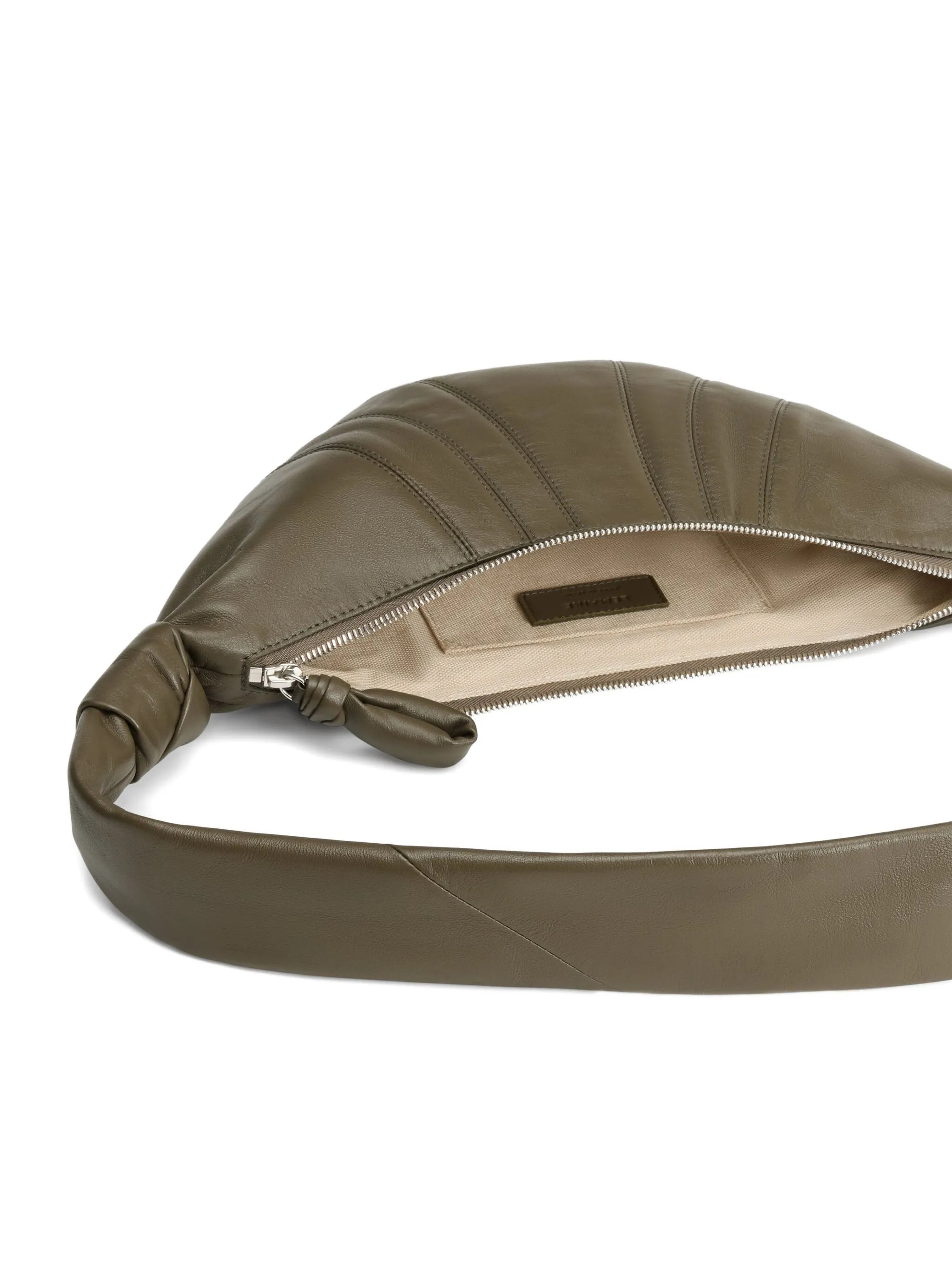 small Croissant panelled shoulder bag