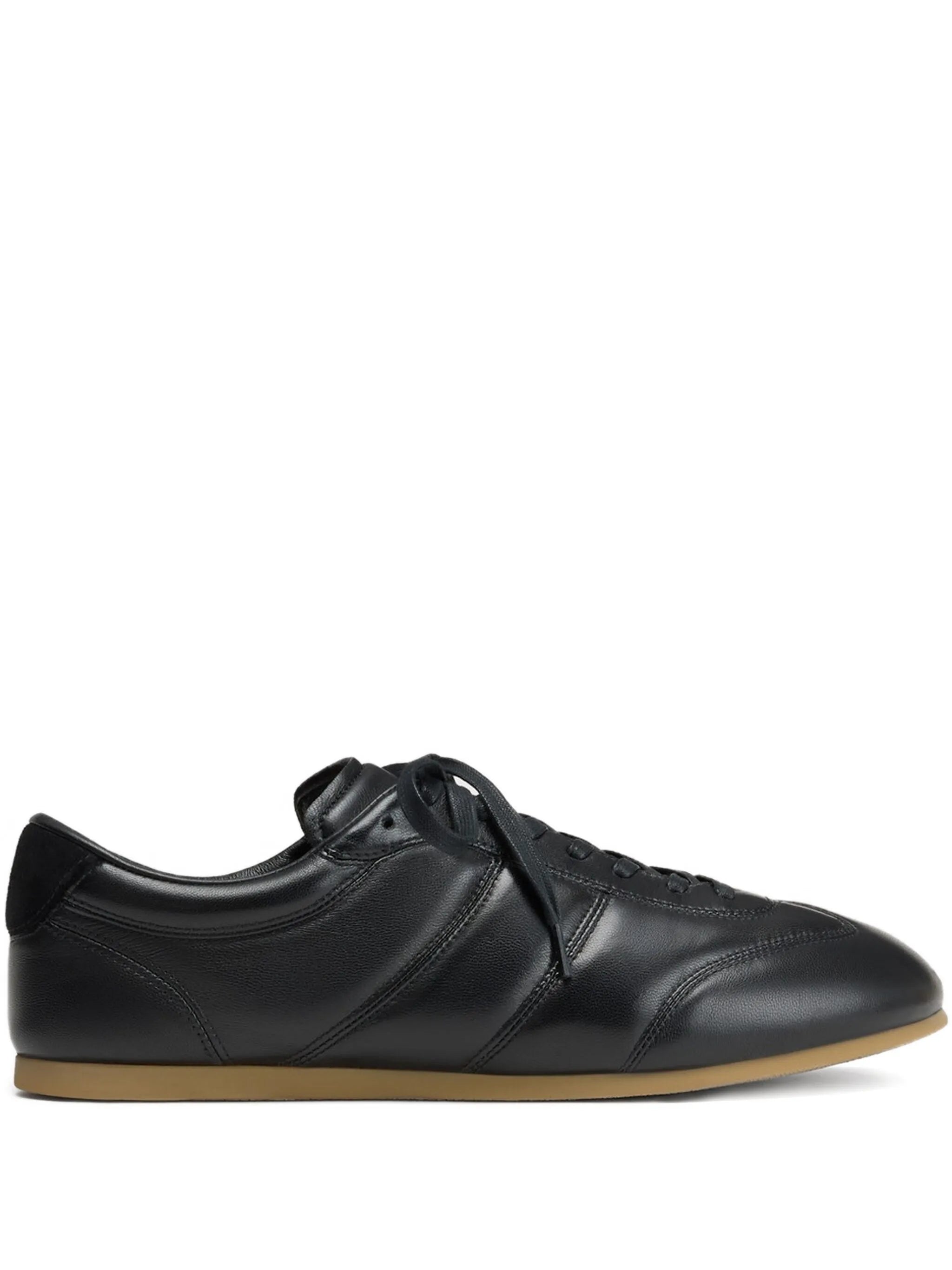 leather sneakers