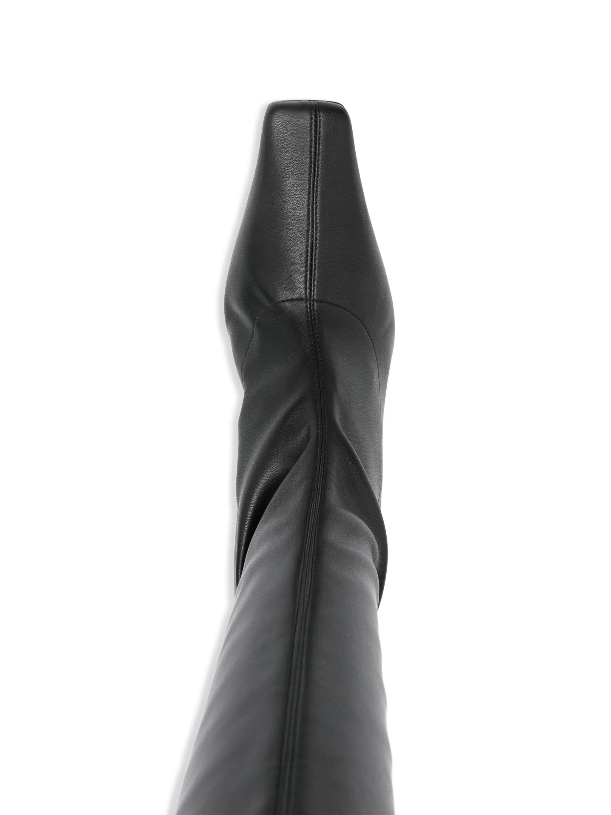 Trap knee-high boots
