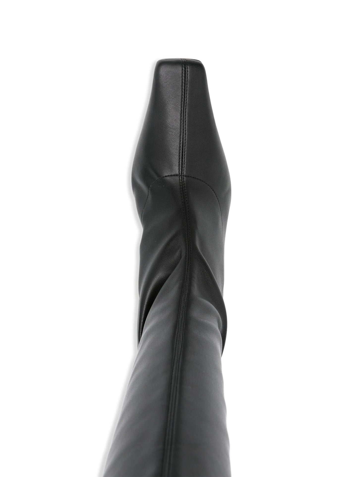 Trap knee-high boots