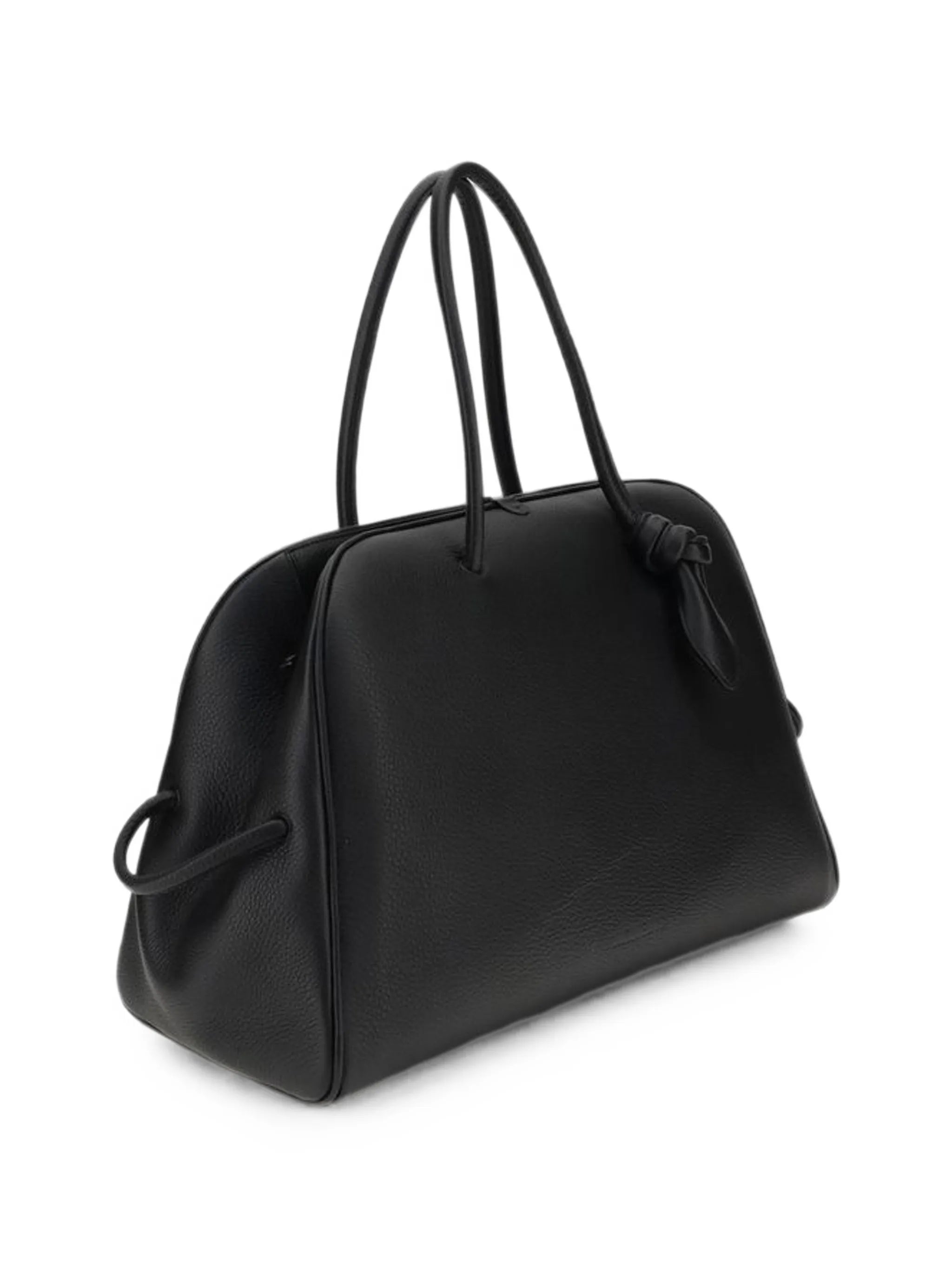 large Tourism leather tote bag