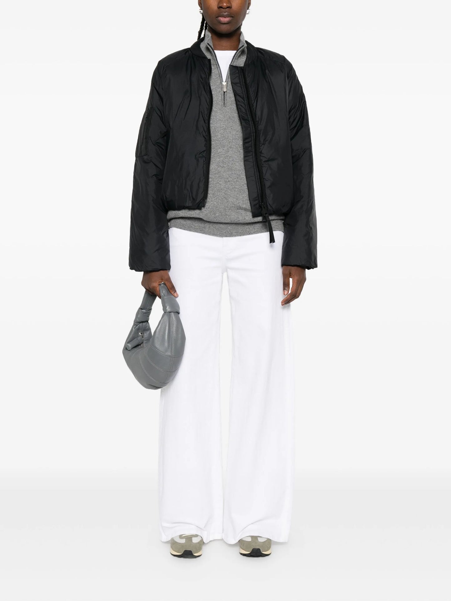 Elba zip-up bomber jacket