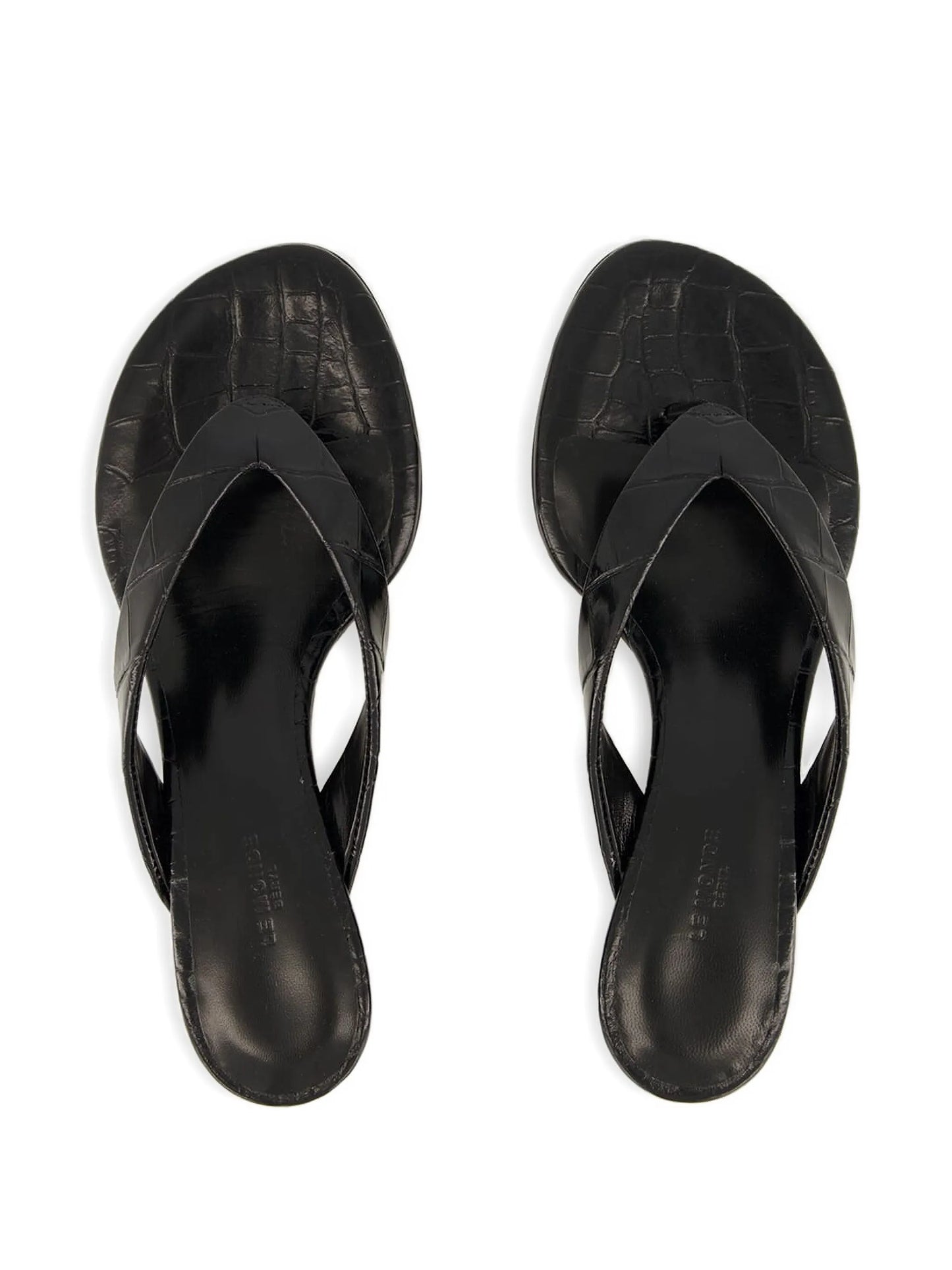 40mm micro wedge thong sandals