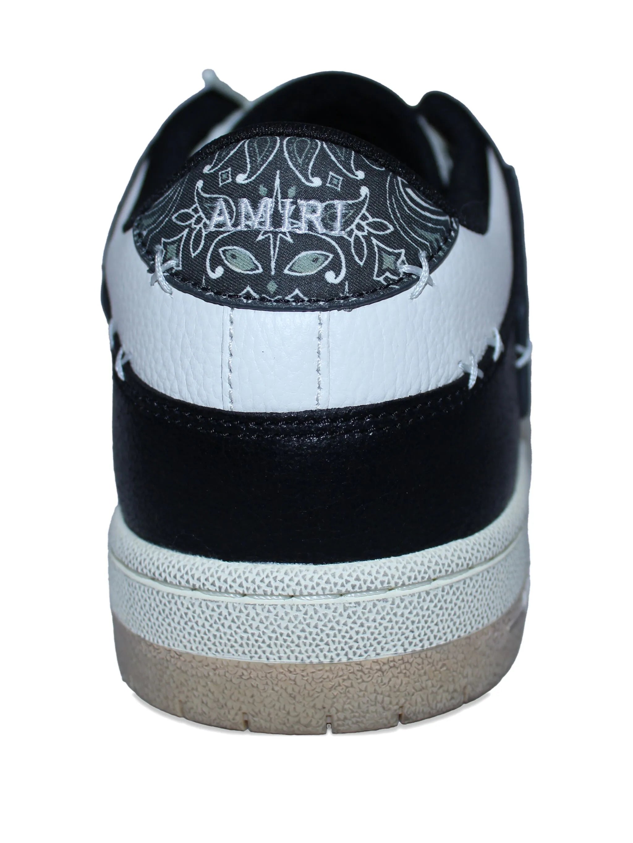 contrast panel low-top sneakers