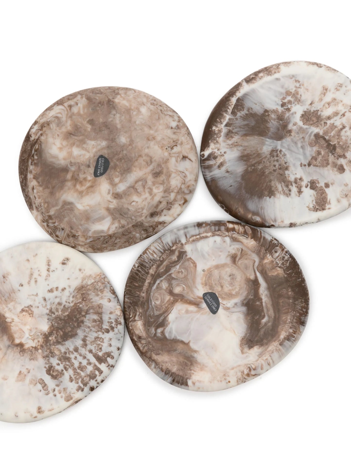 marble-effect coasters (set of four)