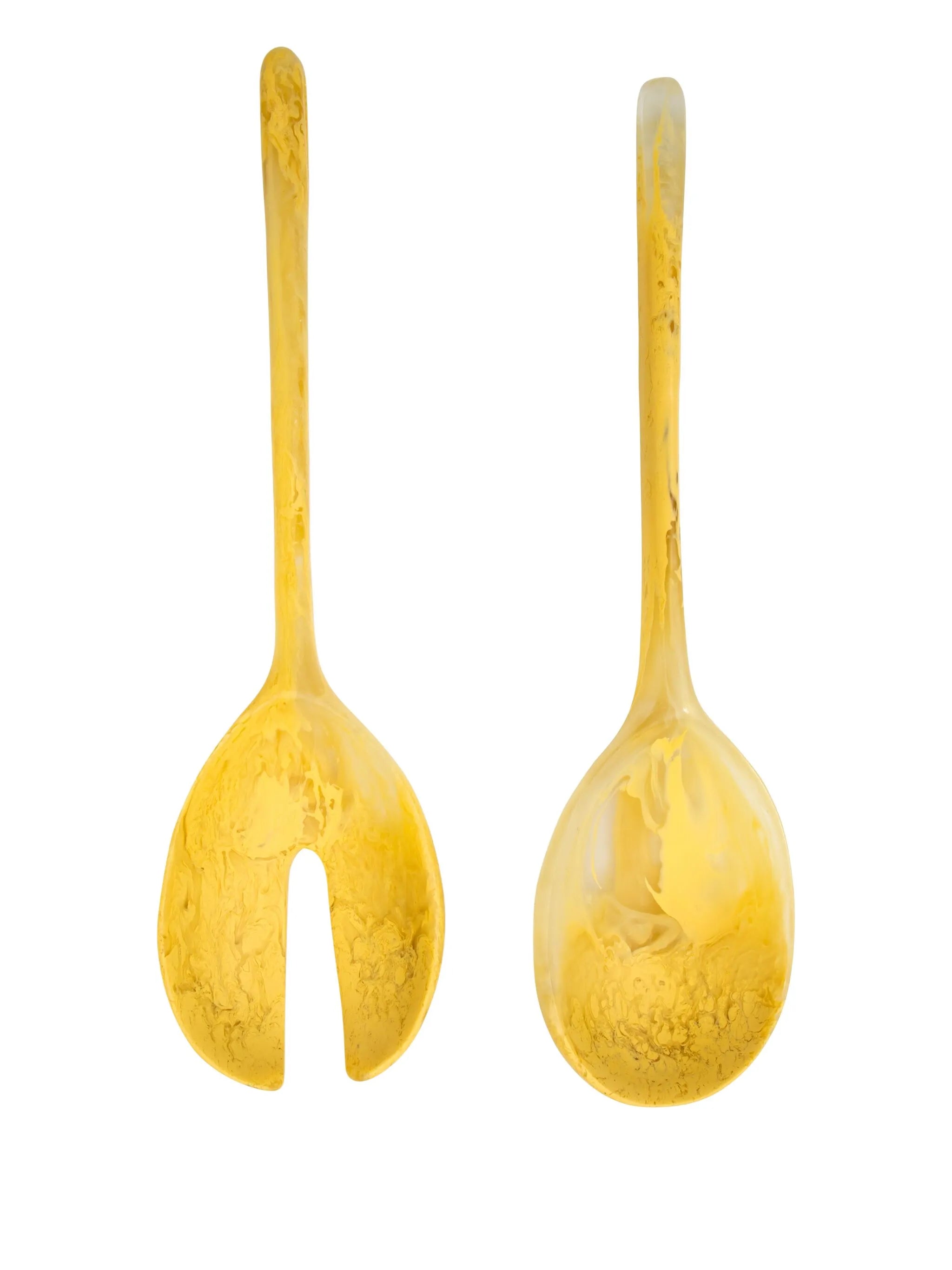 Dinosaur salad servers