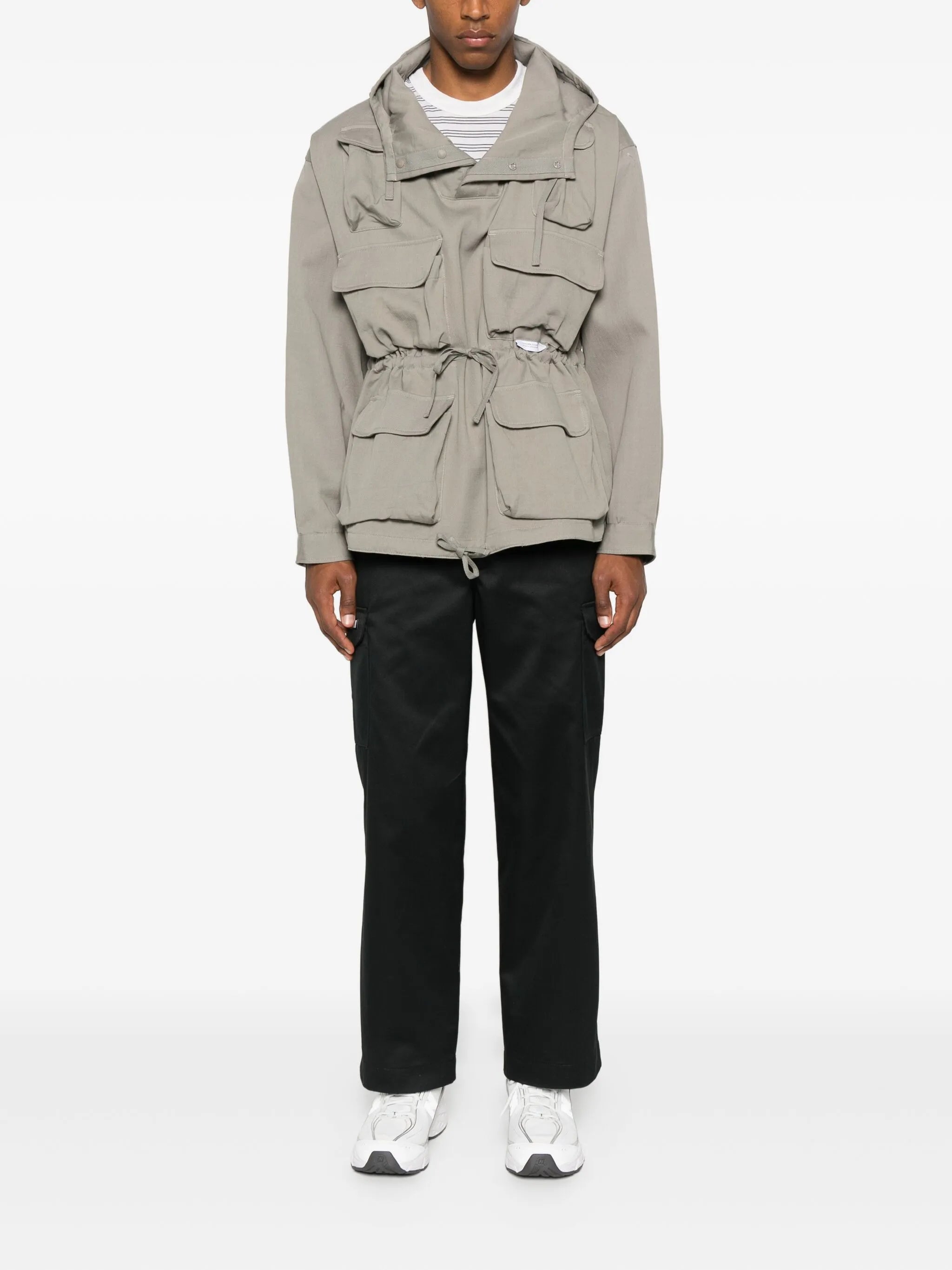 multi-pocket hoodie