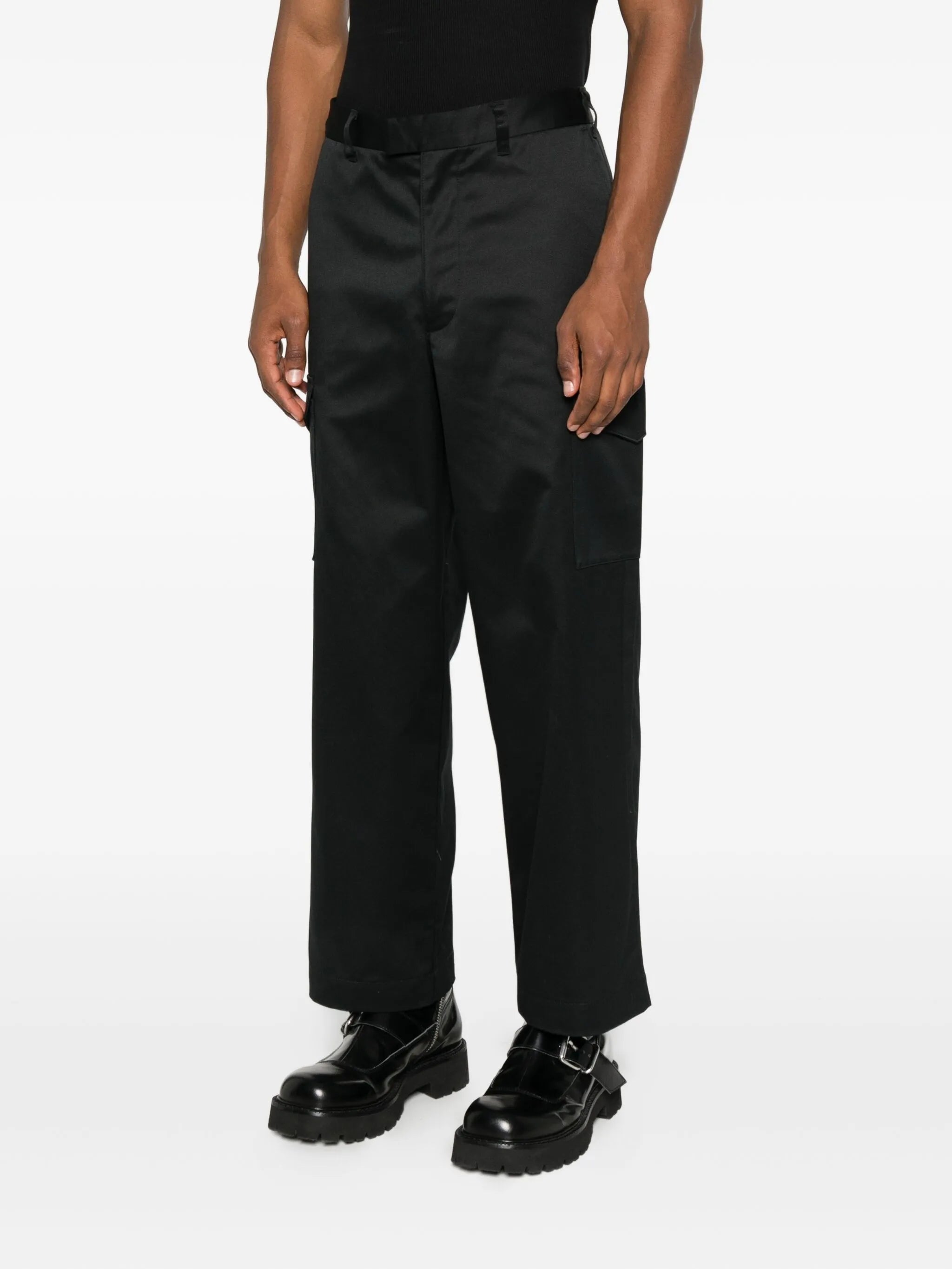 flap-pocket trousers