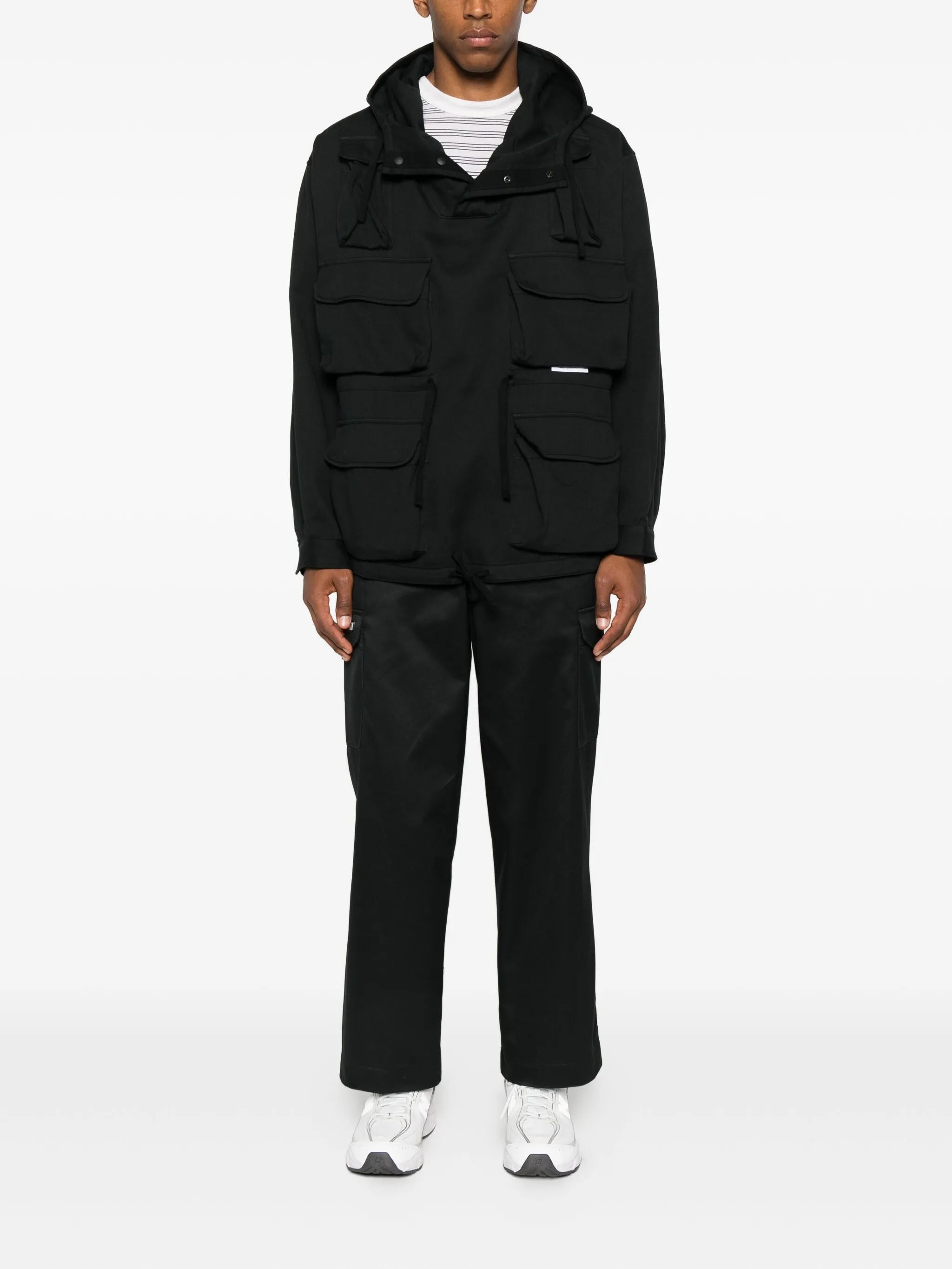multi-pocket hoodie