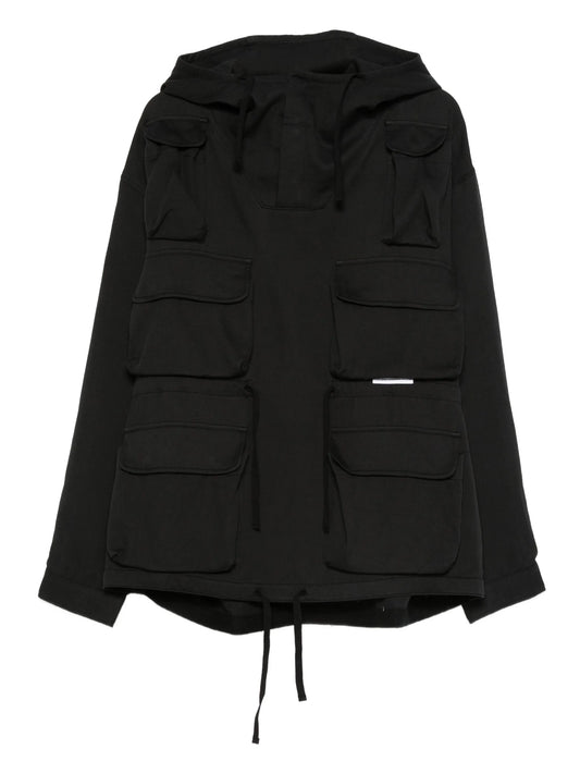 multi-pocket hoodie