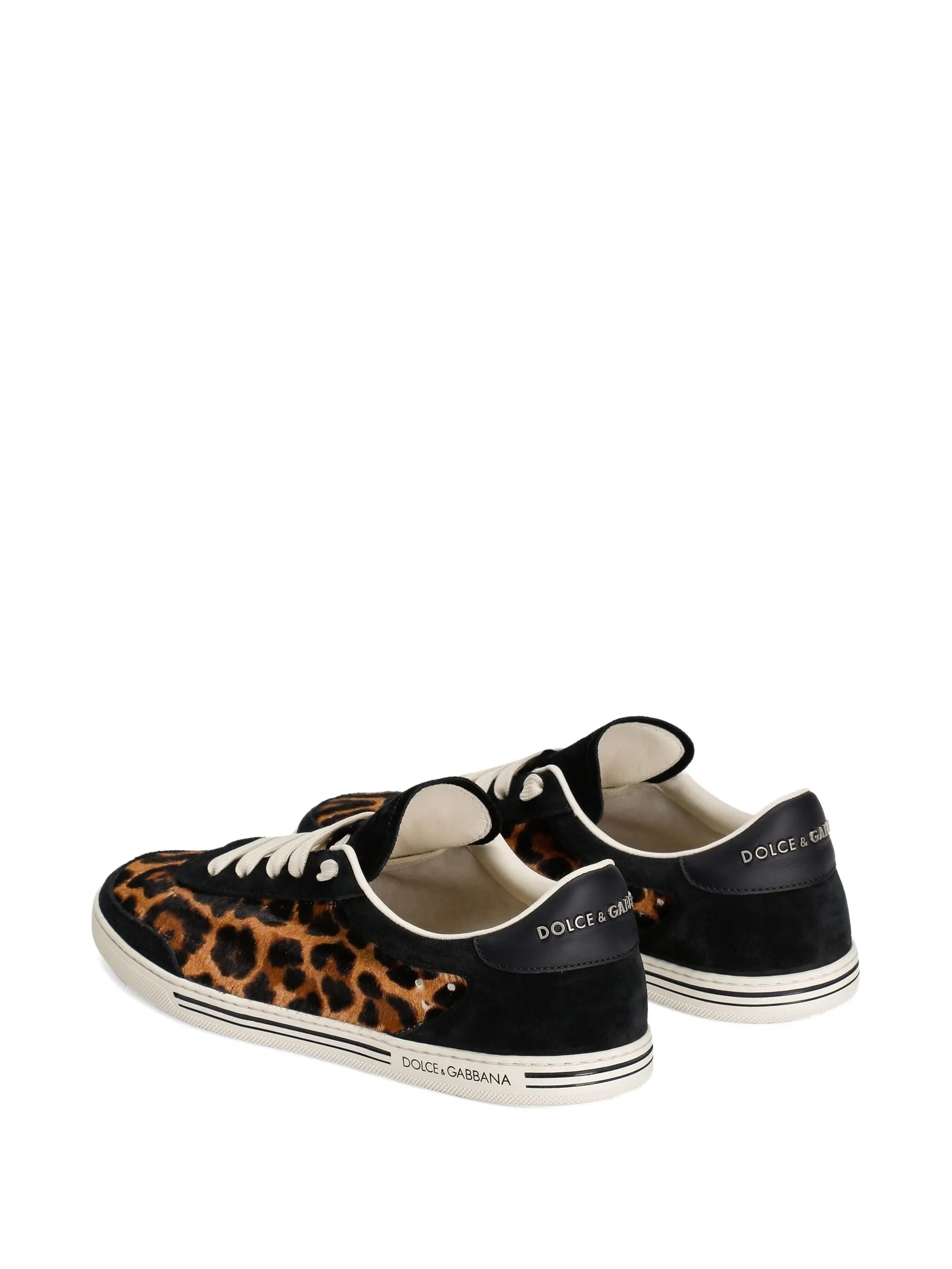 Saint Tropez leo-print light sneakers
