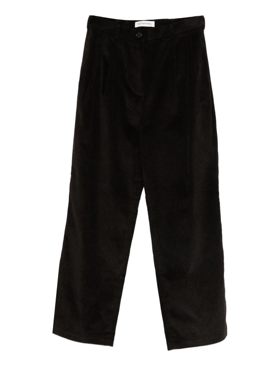 Norstrand pleated corduroy trousers