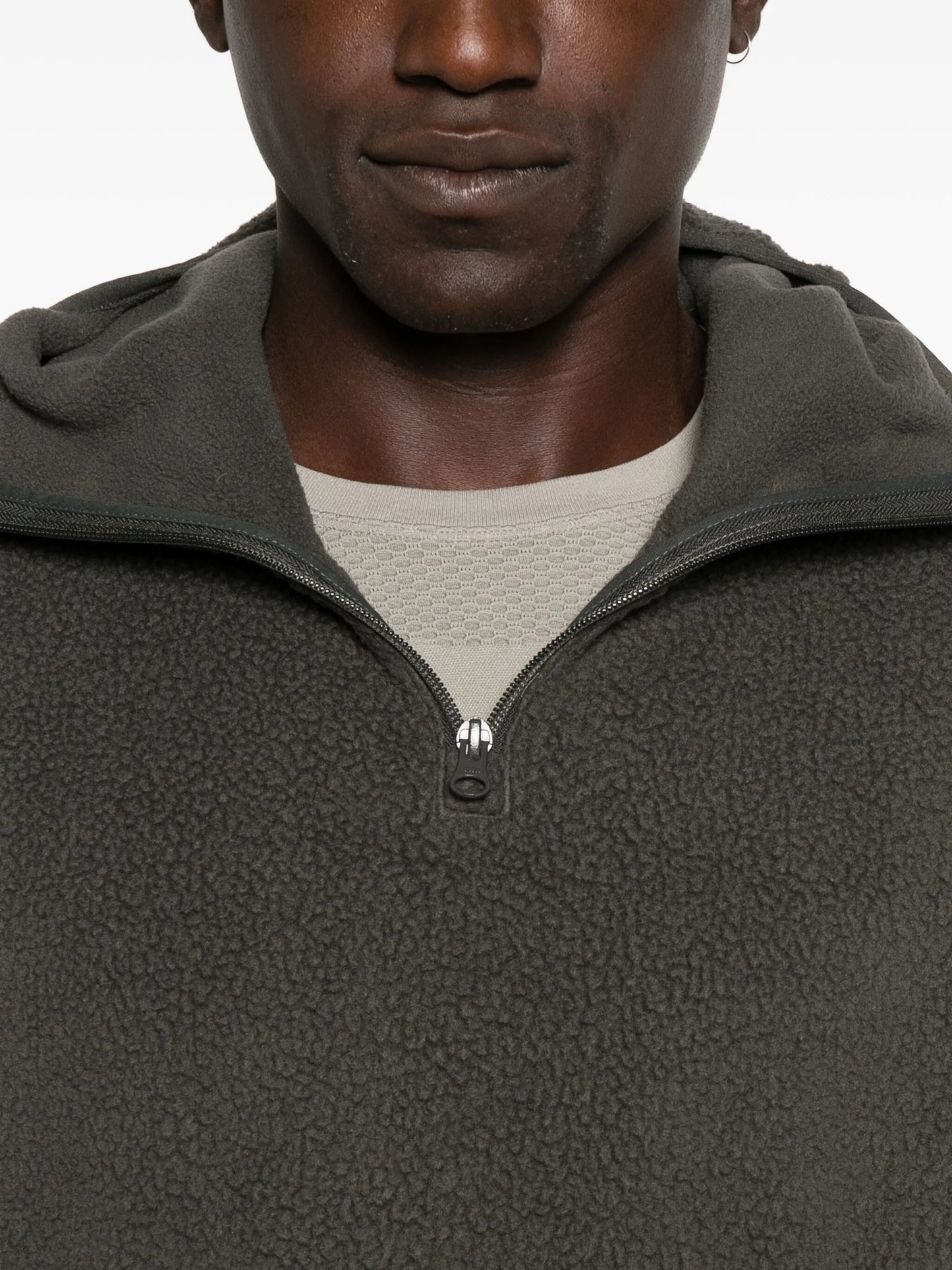 half-zip hoodie