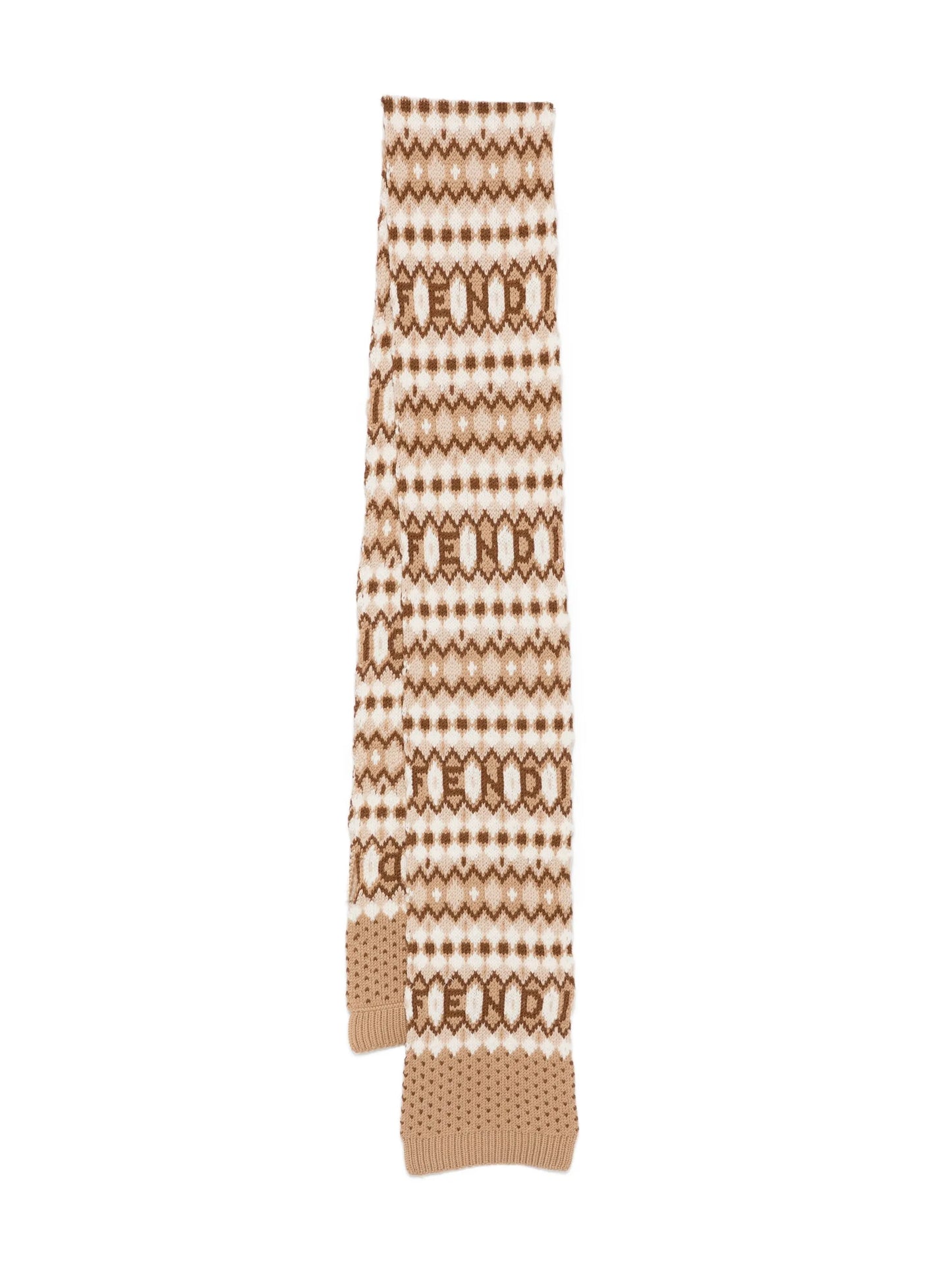 geometric-pattern scarf
