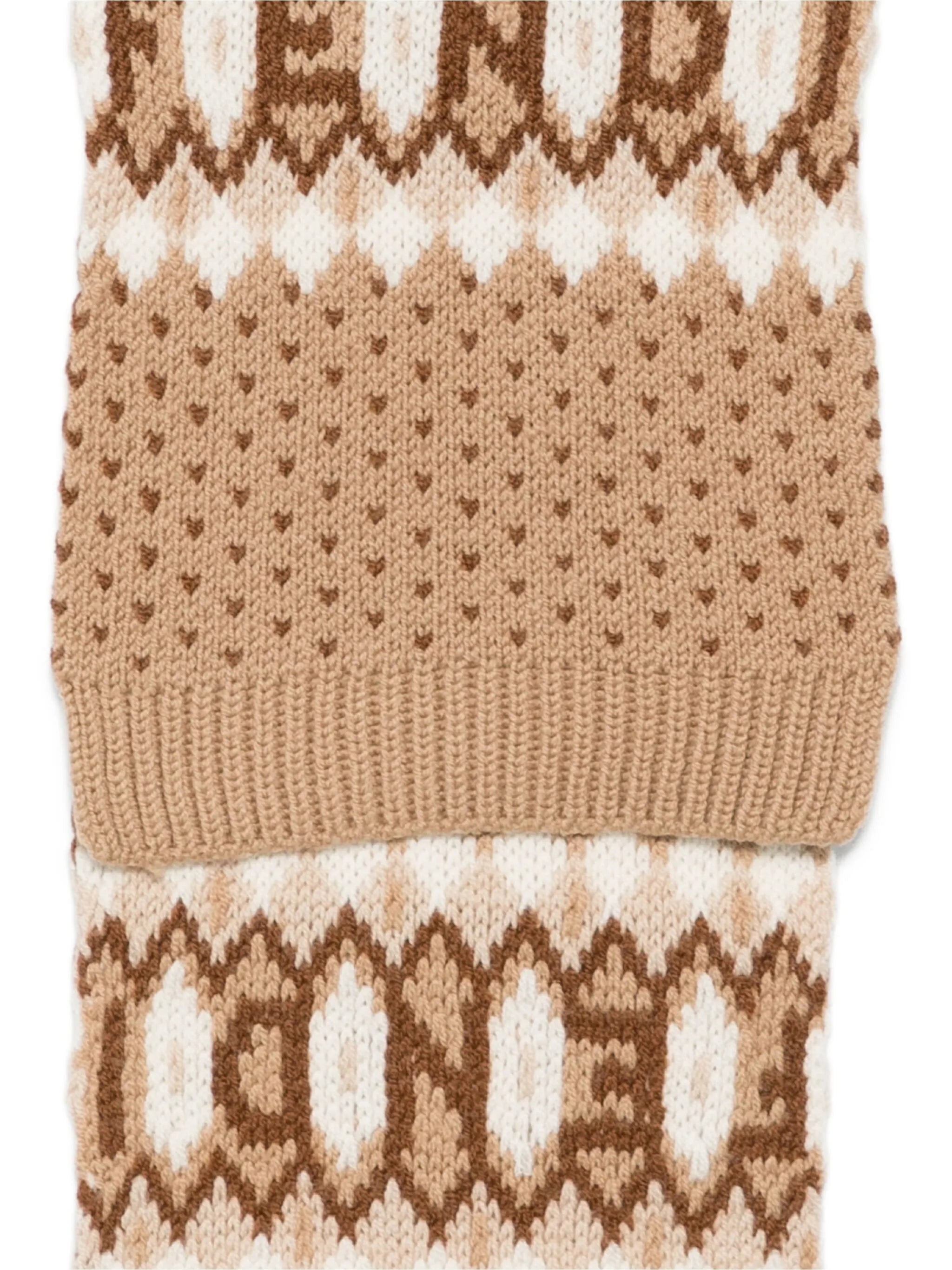 geometric-pattern scarf