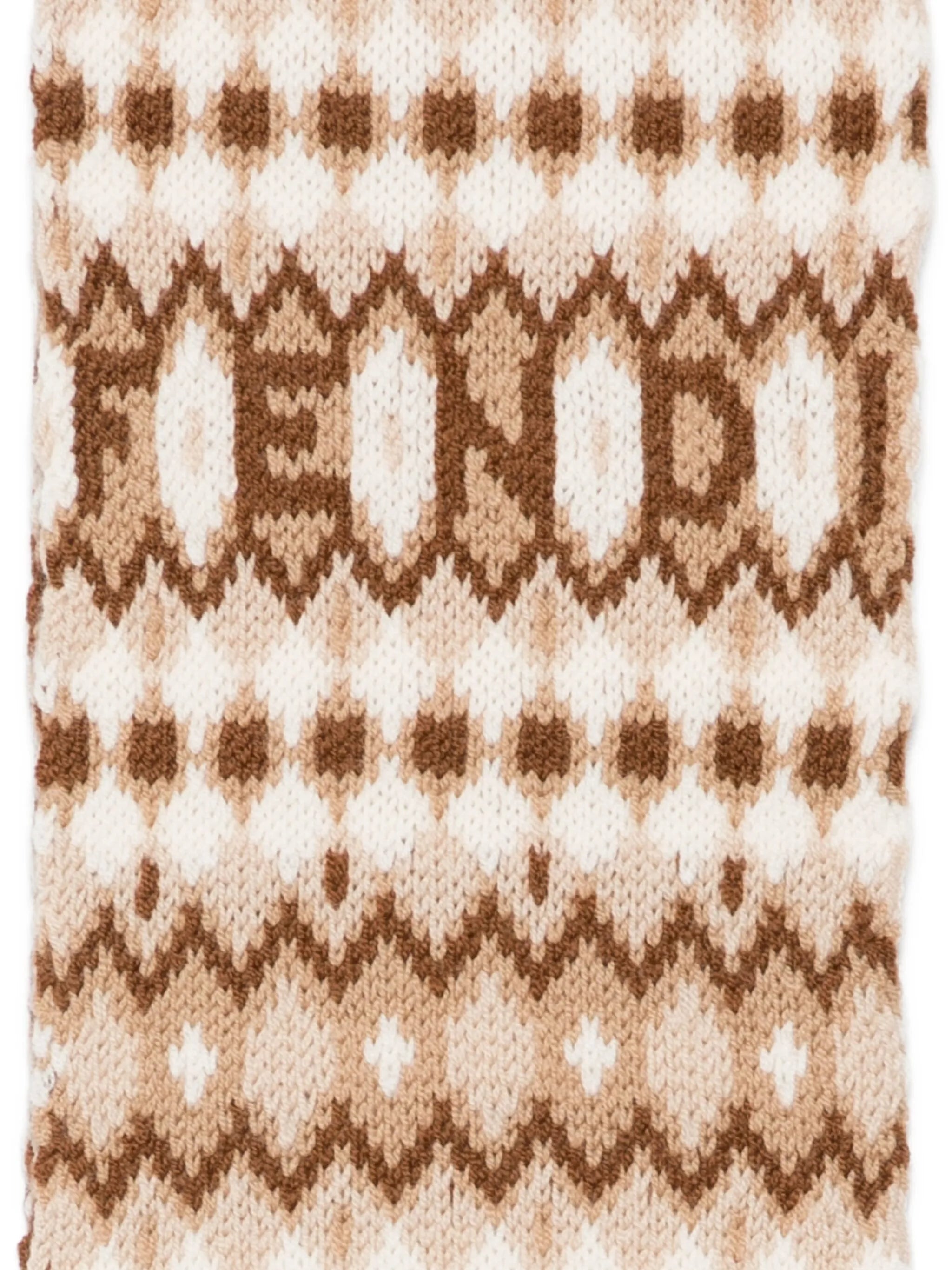 geometric-pattern scarf