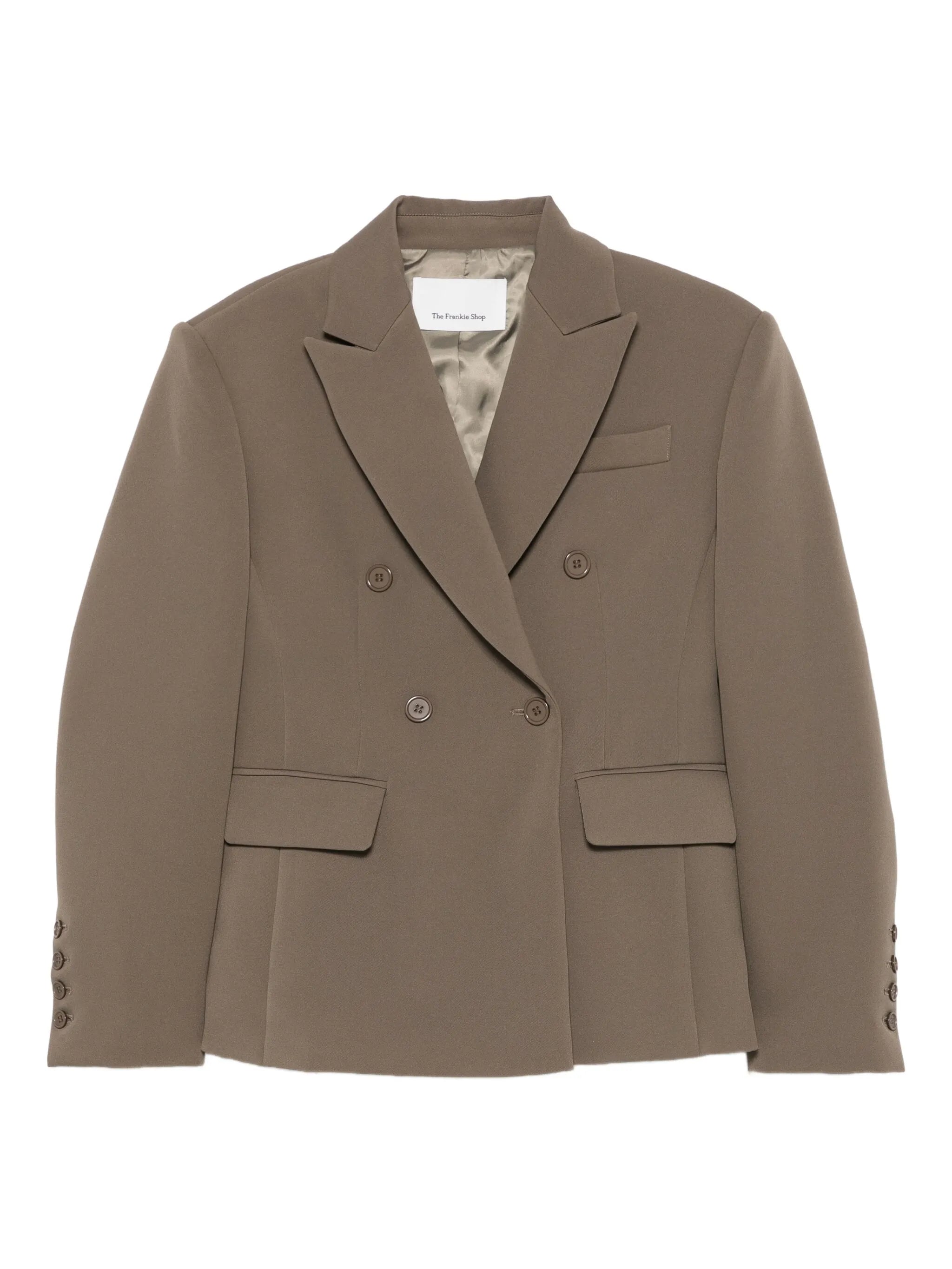 Doyer peak-lapel double-breasted blazer