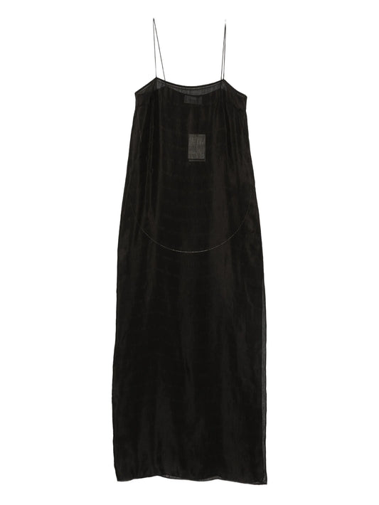 Sheer Cami midi dress
