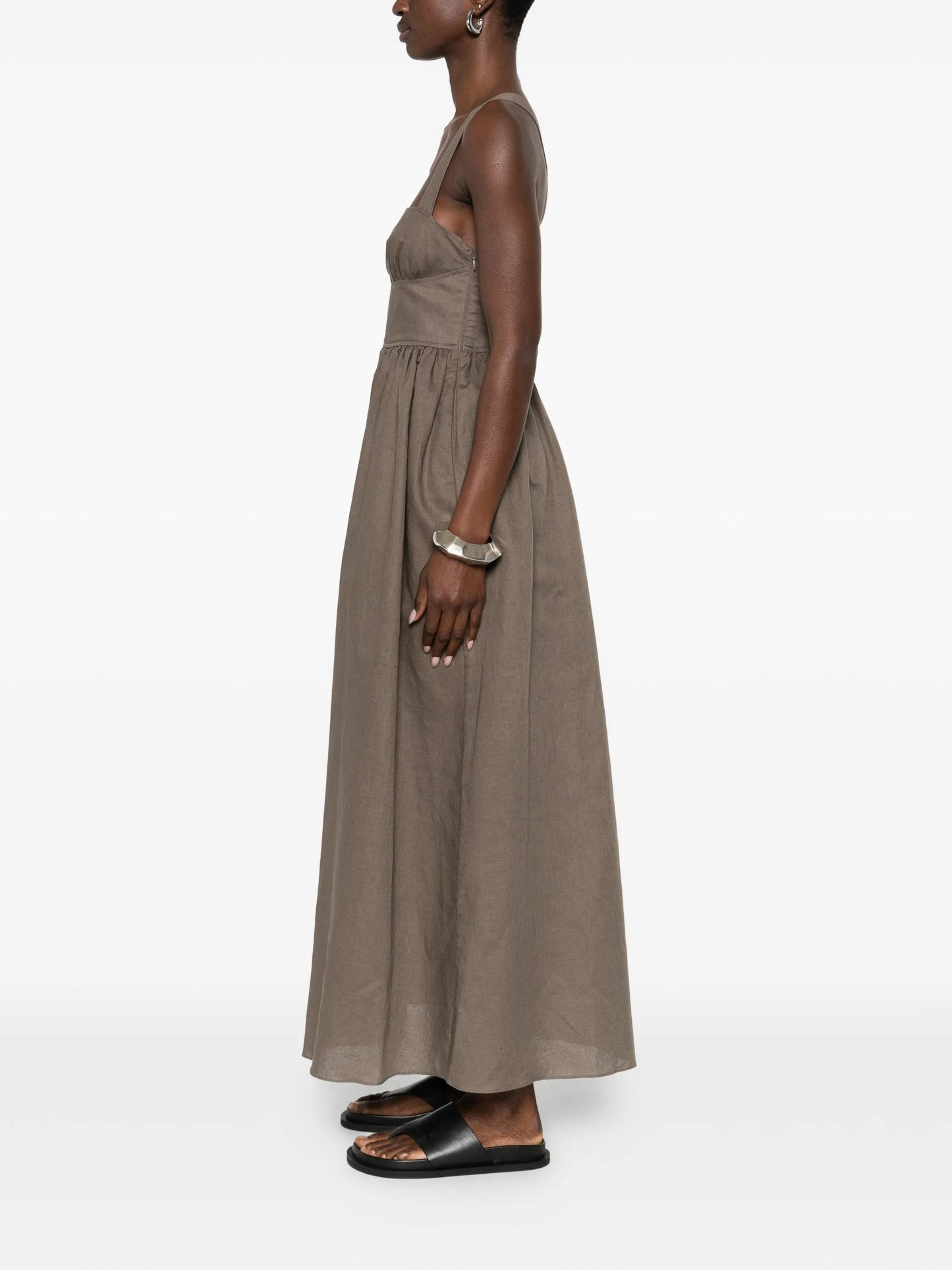 crossback maxi dress