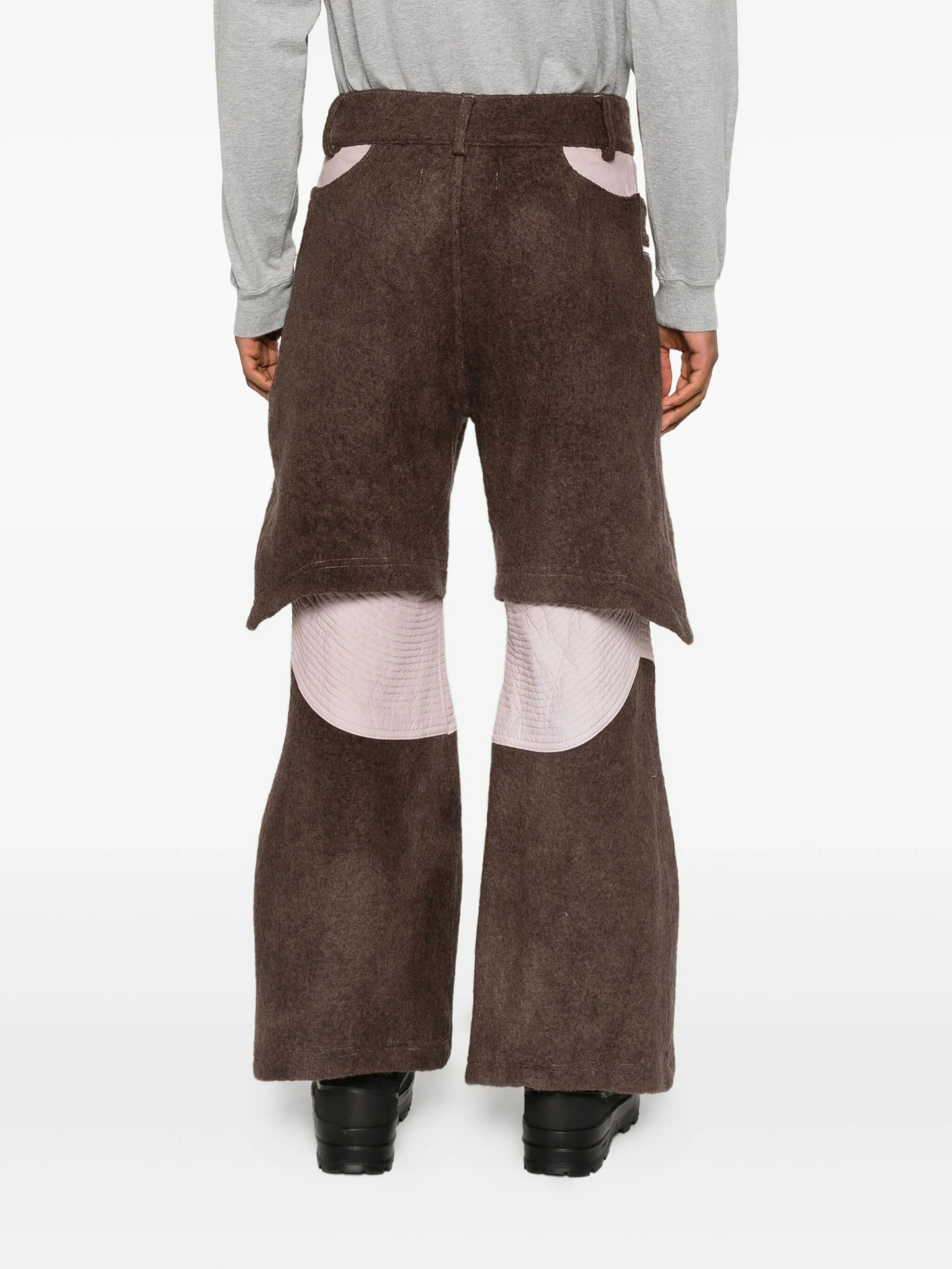 layered trousers