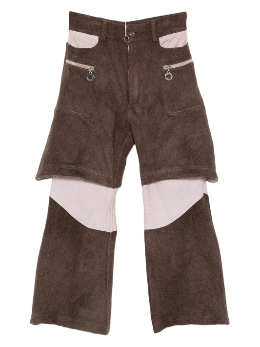layered trousers