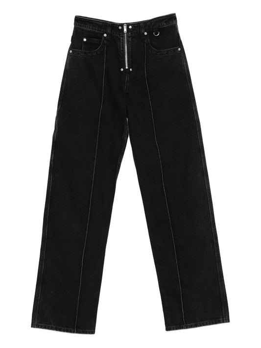 Stelyna zip-fly panelled jeans
