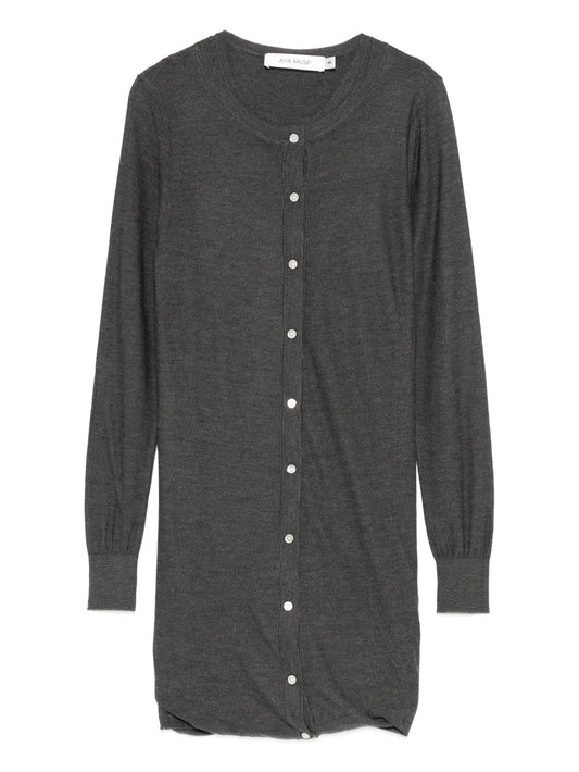 Eira buttoned mini dress