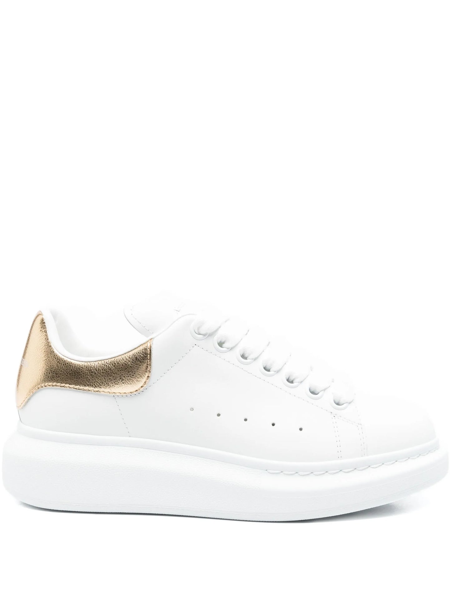 Oversized leather sneakers