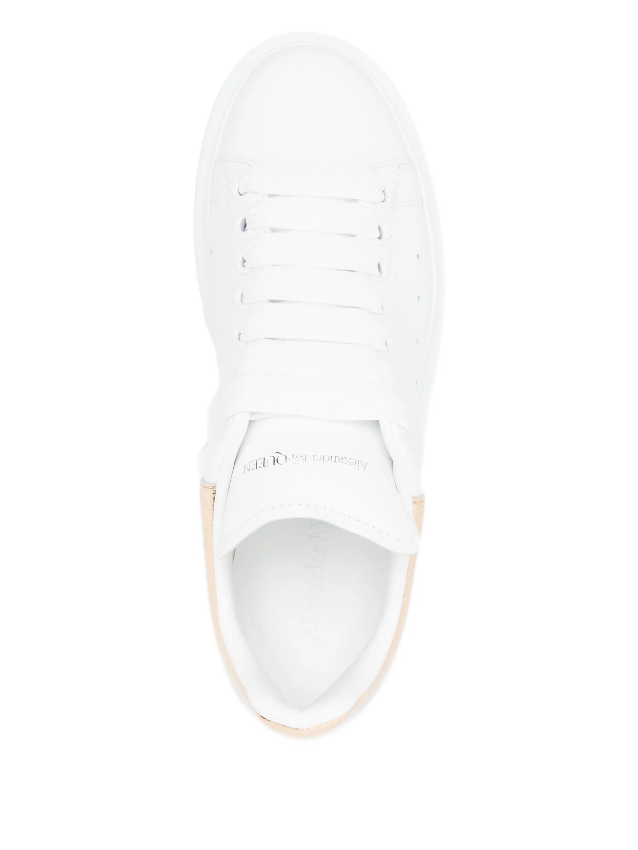 Oversized leather sneakers
