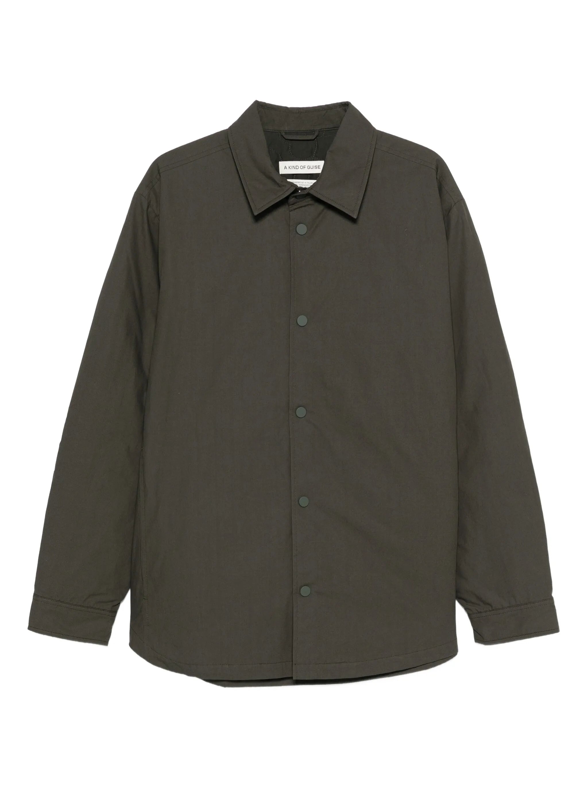 Olkay quilted padded cotton overshirt
