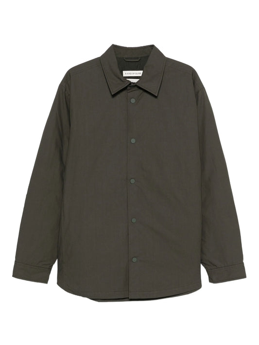 Olkay quilted padded cotton overshirt