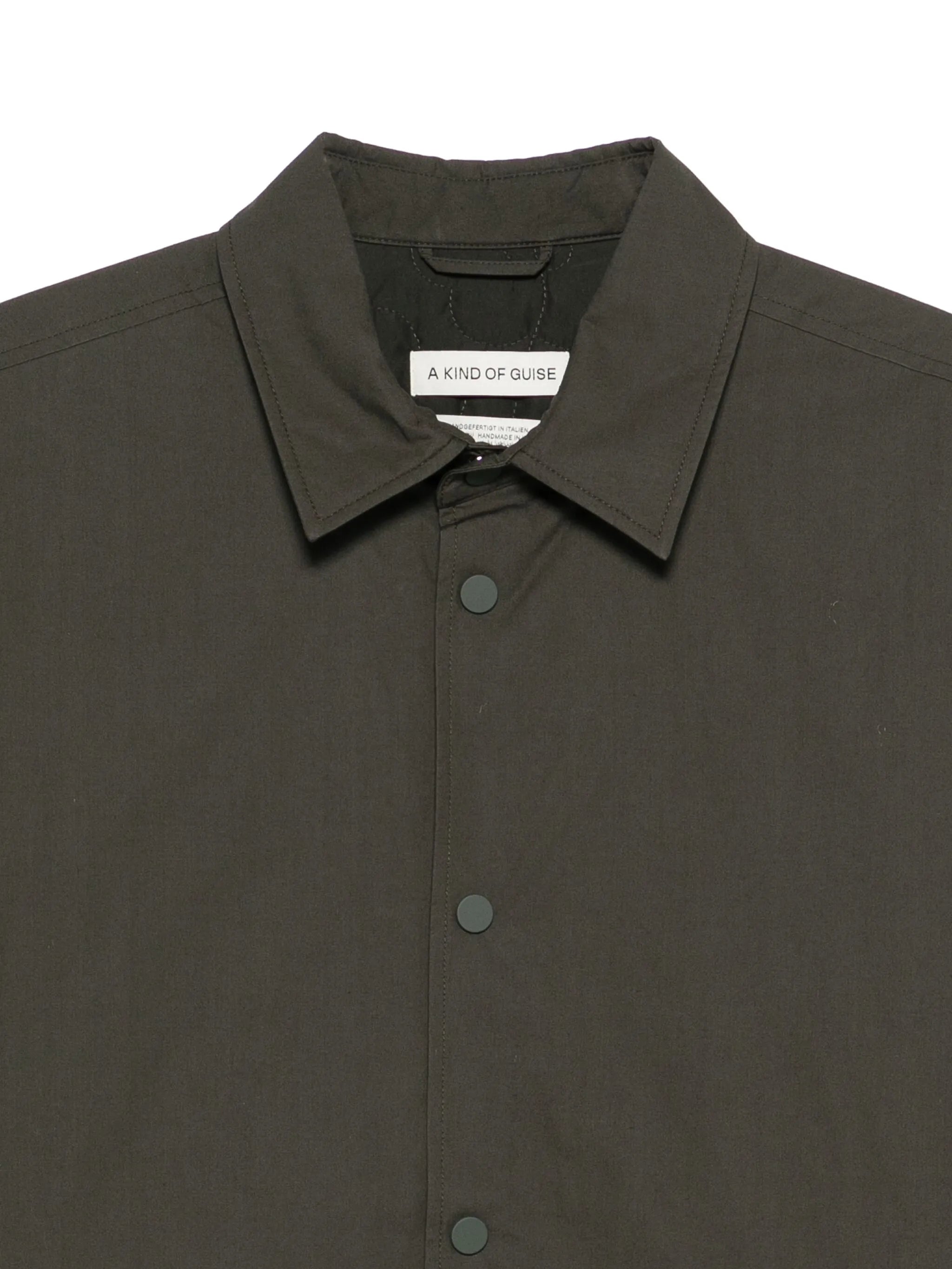 Olkay quilted padded cotton overshirt