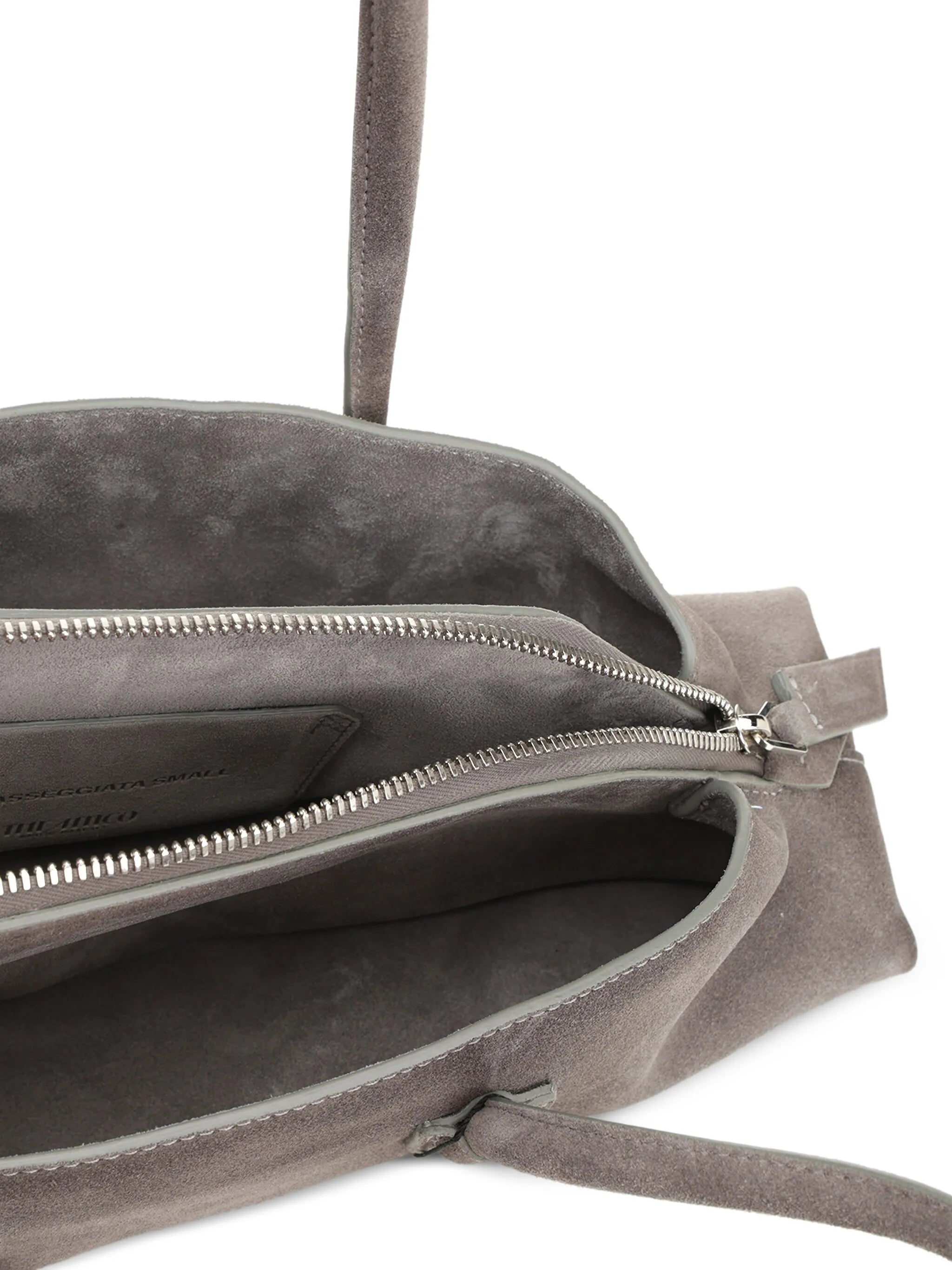 small La Passeggiata suede shoulder bag