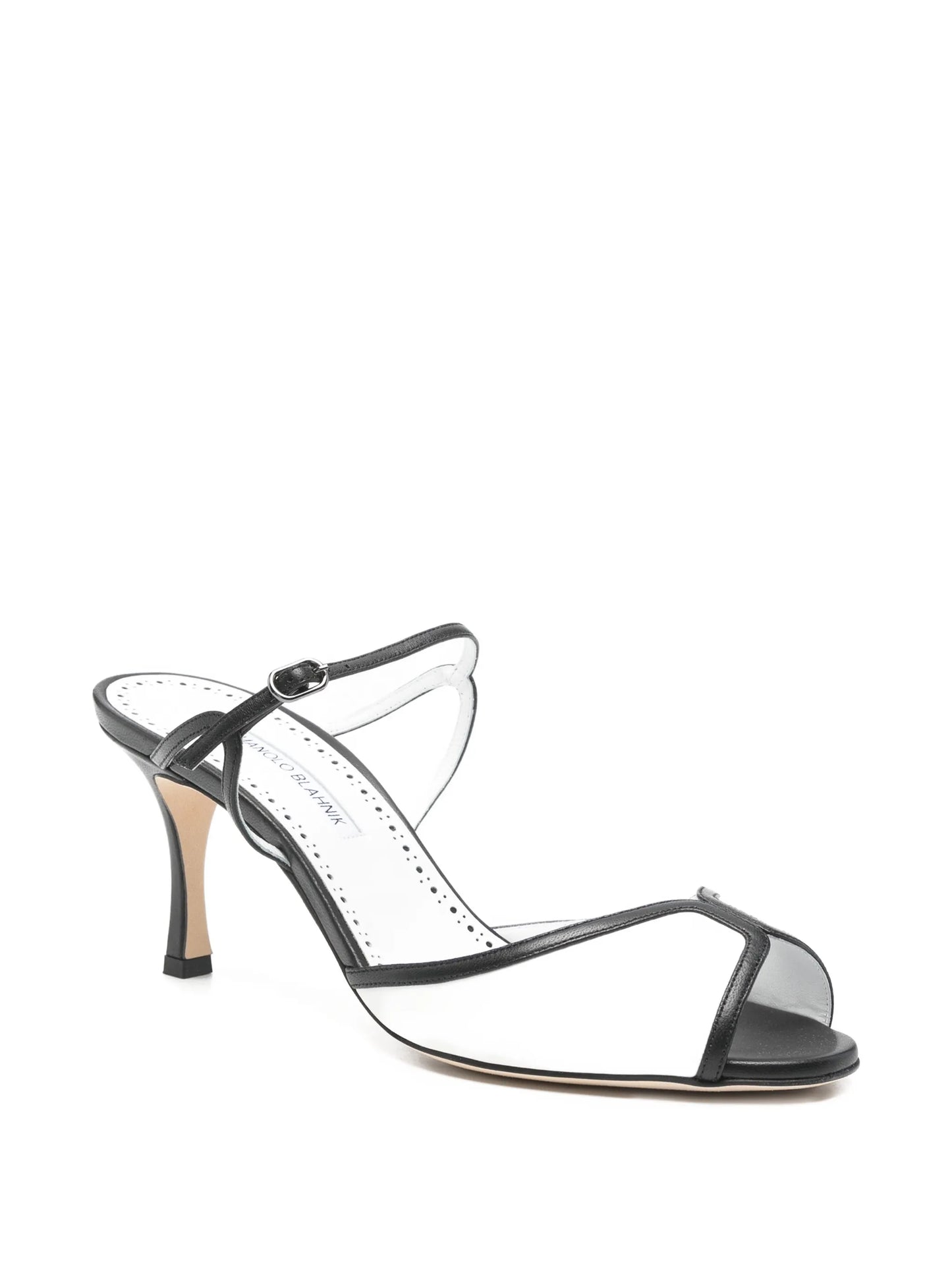 heel strap leather sandals