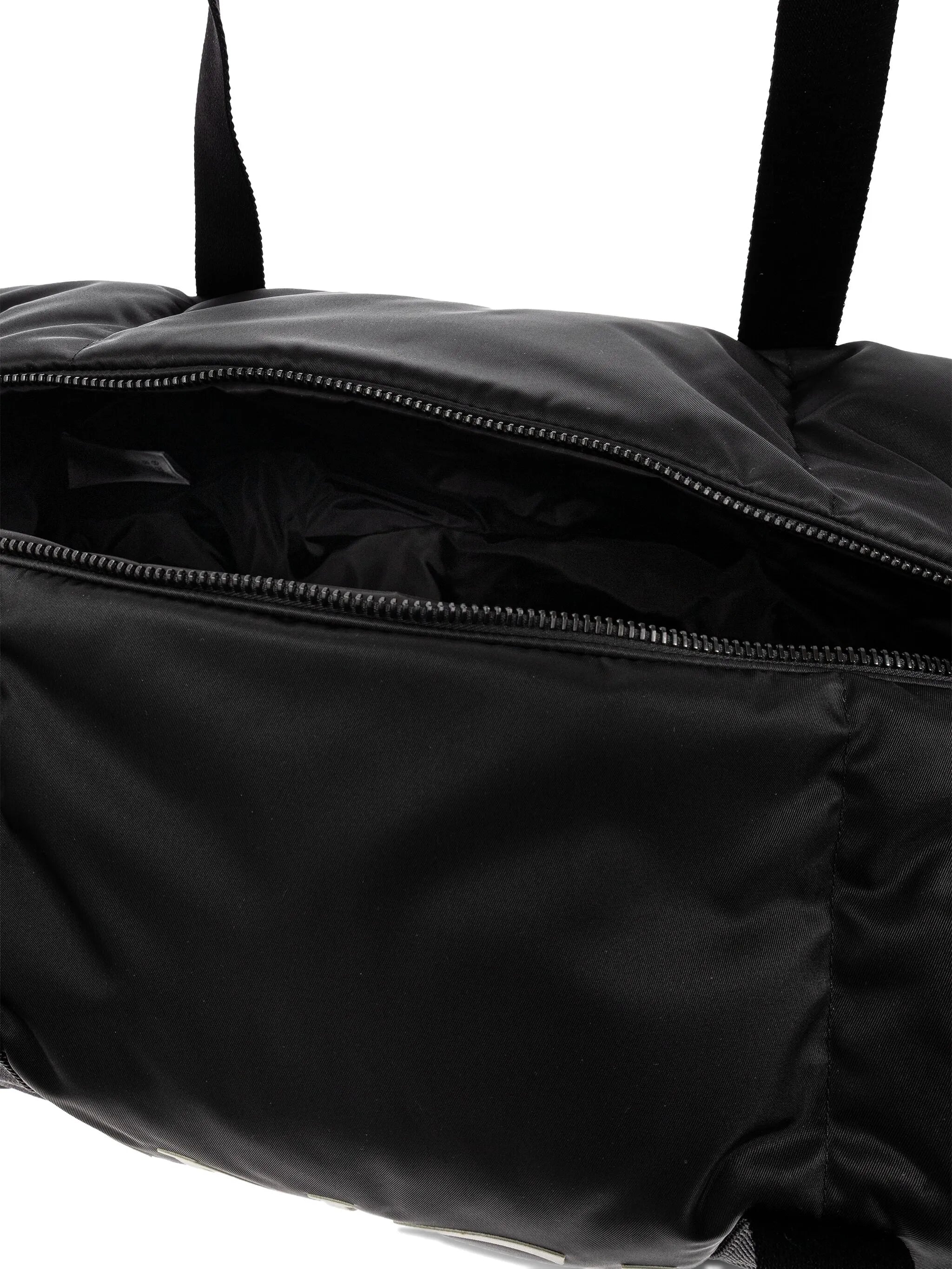 logo-lettering duffle bag