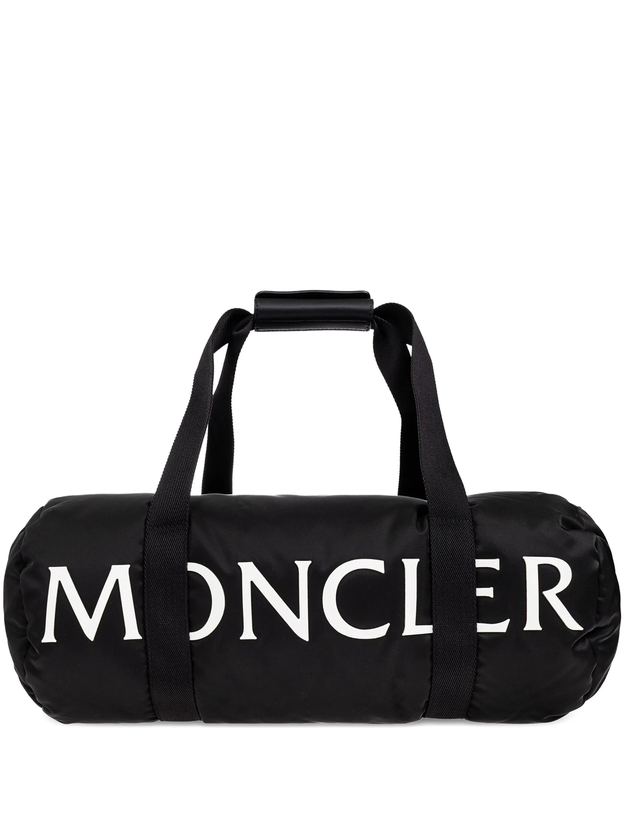 logo-lettering duffle bag