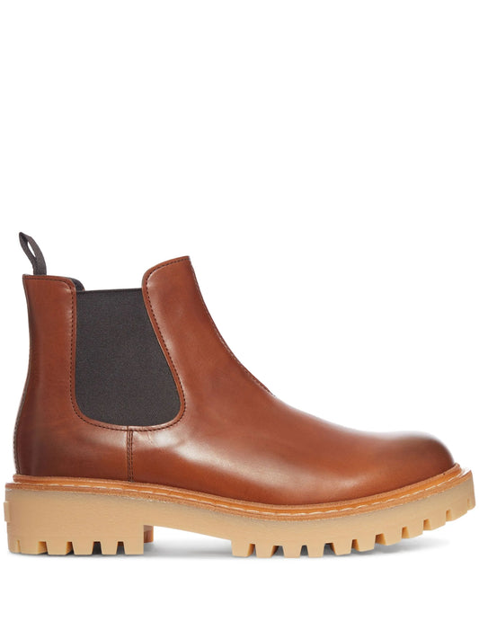leather ankle boots