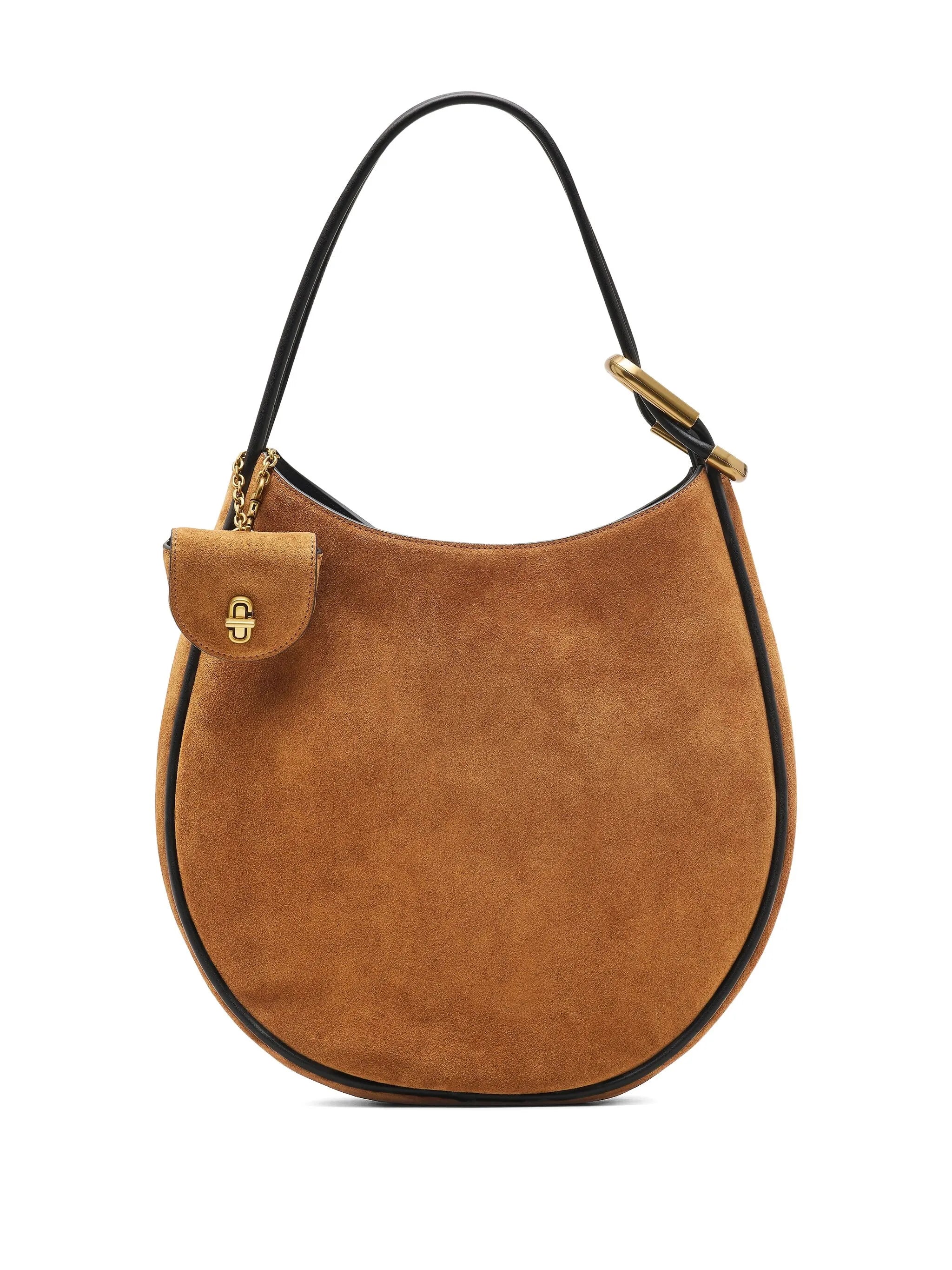 medium suede shoulder bag