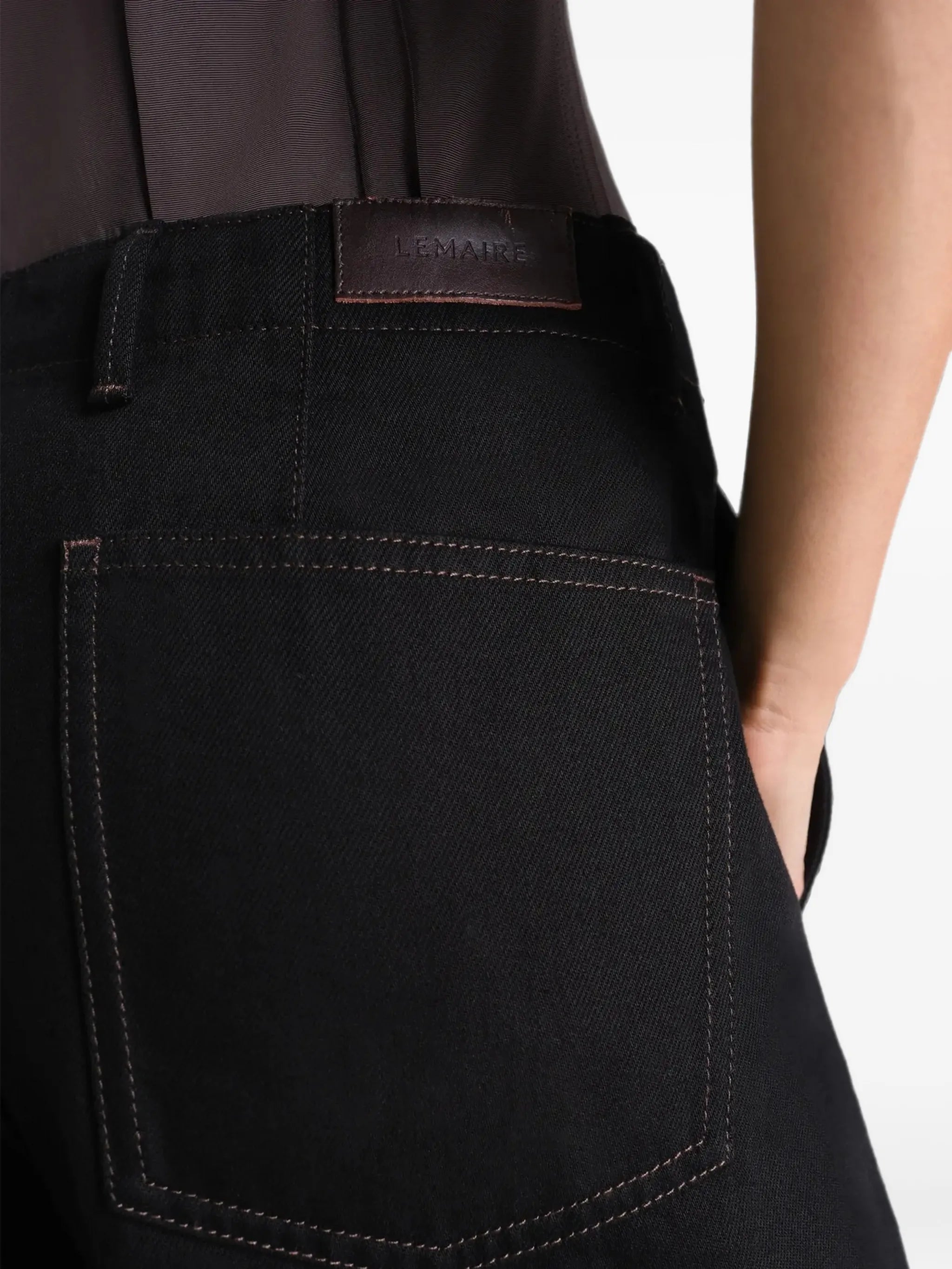 twisted belted jeans