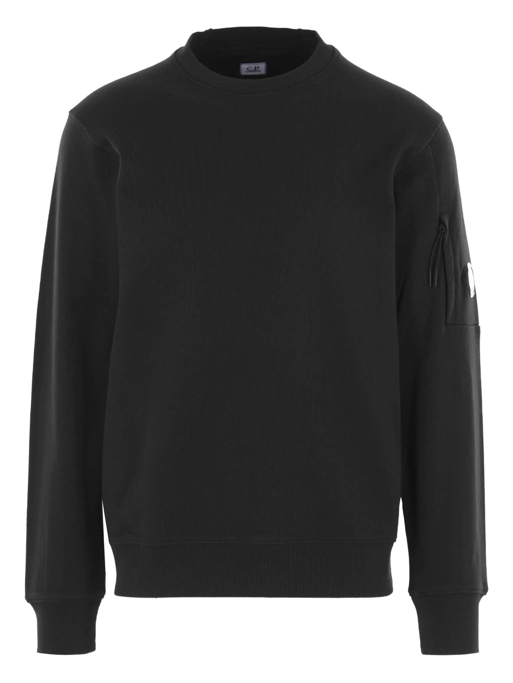 pocket-detail crew-neck sweatshirt