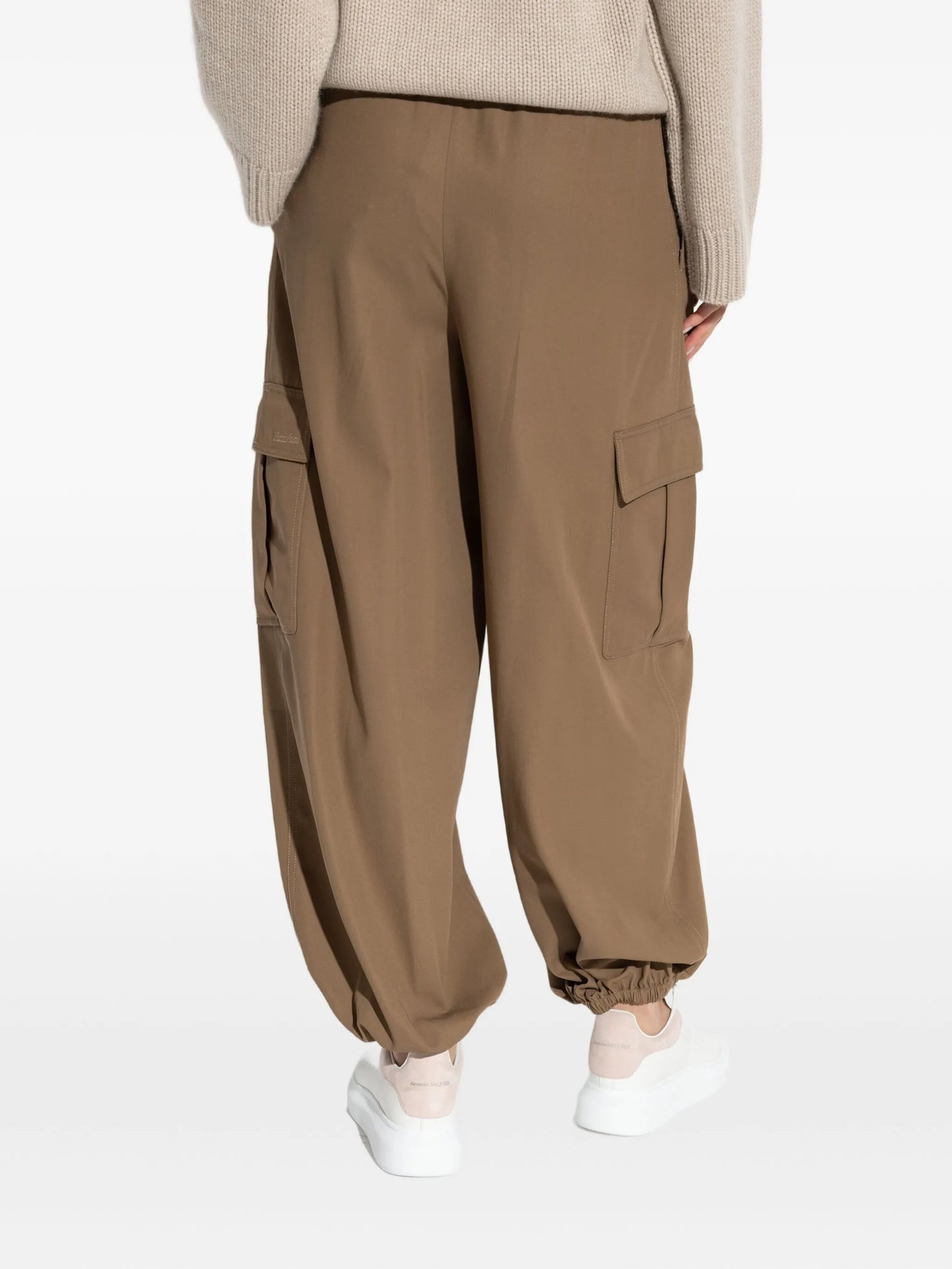 Glauco elasticated tapered trousers